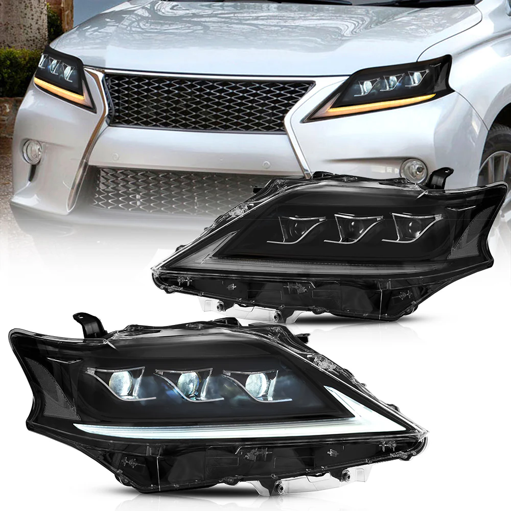 VLAND Full LED Headlights For Lexus RX350 RX450h 2012-2014 F Sport 3rd gen (AL10) [Fits HID/Xenon Models] - Image 4