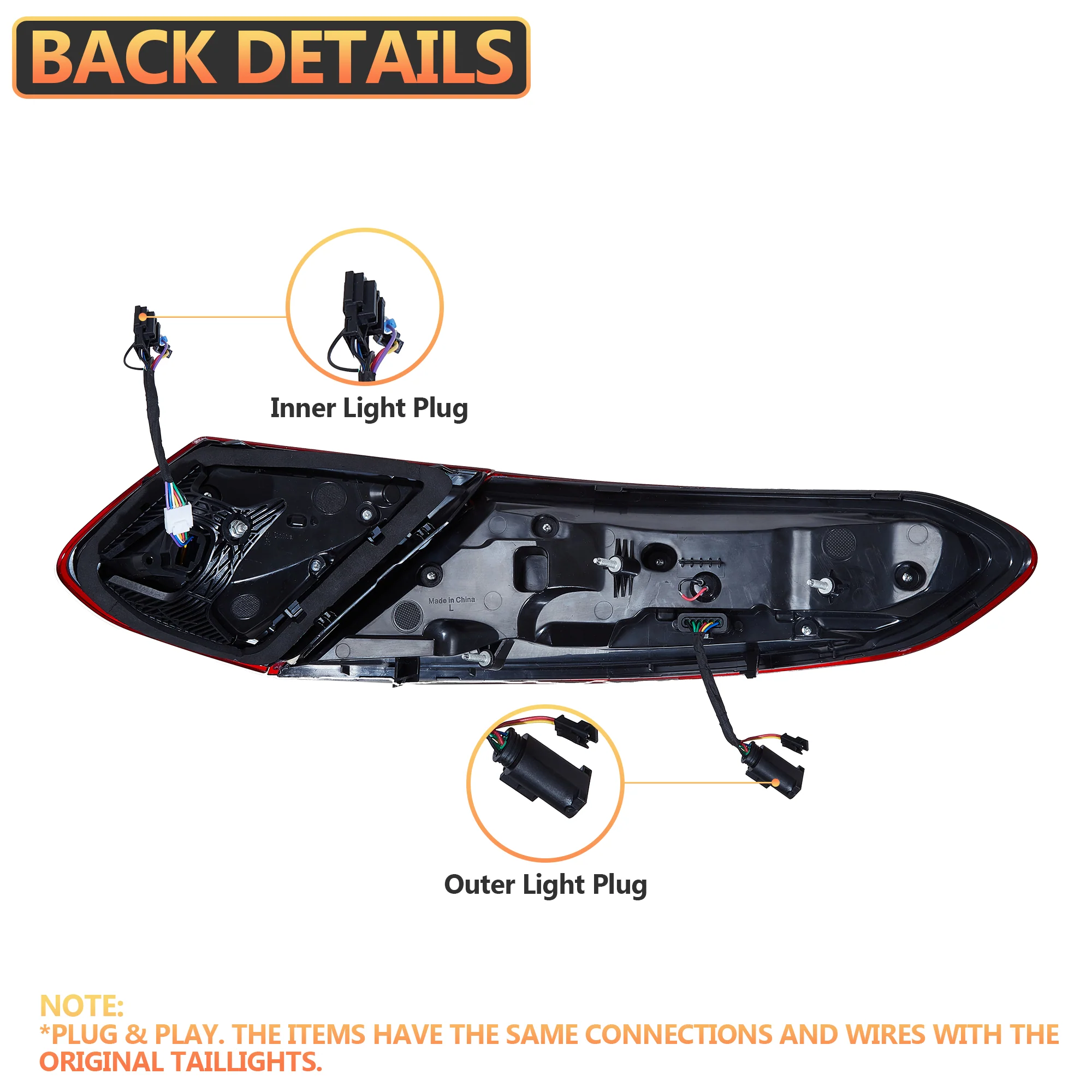 VLAND LED Taillights For Mercedes Benz C-Class Coupe/Cabriolet A205/C205 2015–2023 - Image 13