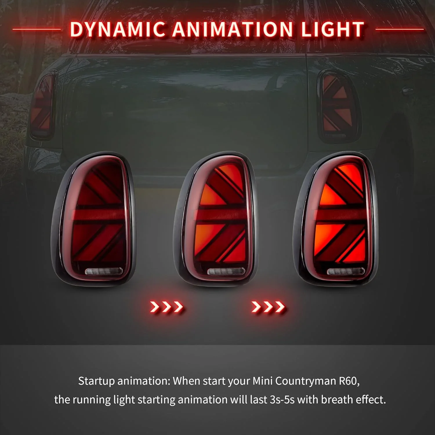 VLAND LED Tail Lights For BMW Mini Cooper Countryman R60 1st Gen 2010-2016 - Image 8
