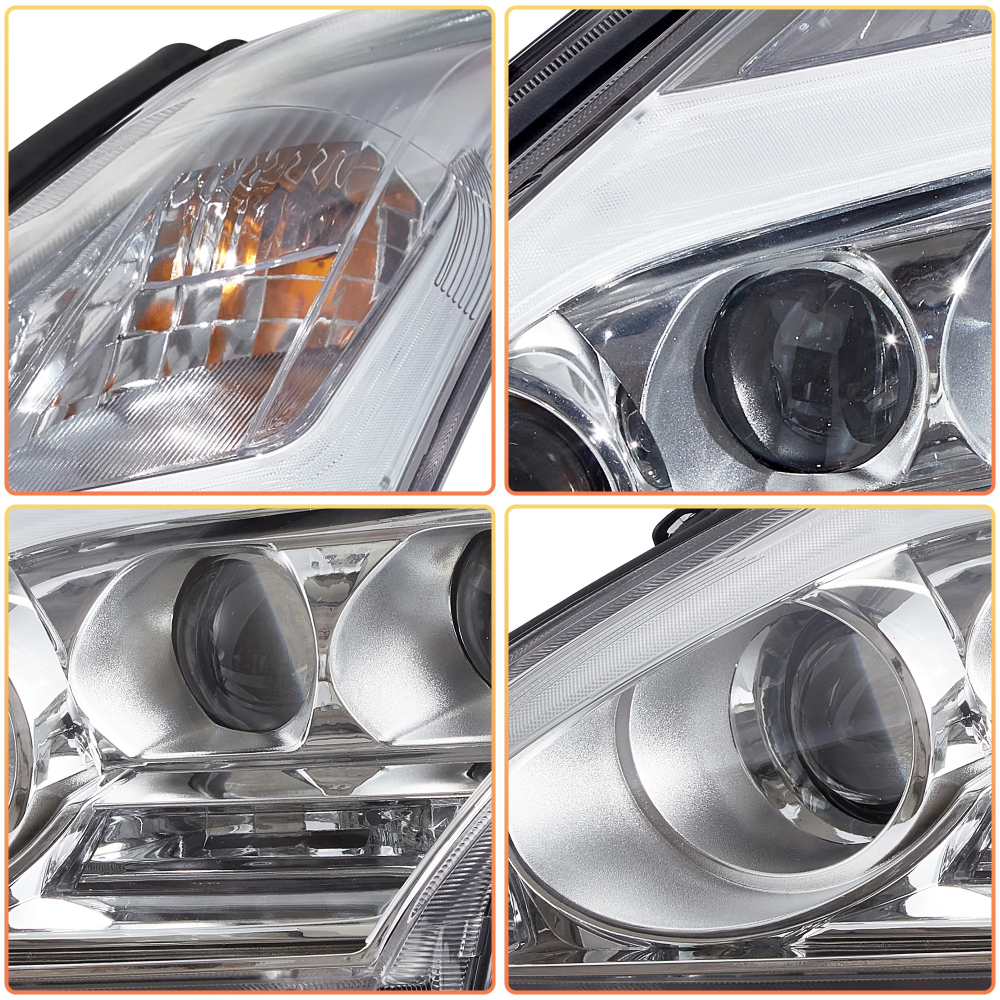 VLAND LED Head Lights For Nissan GTR R35 2008-2023 [DOT.] - Image 12