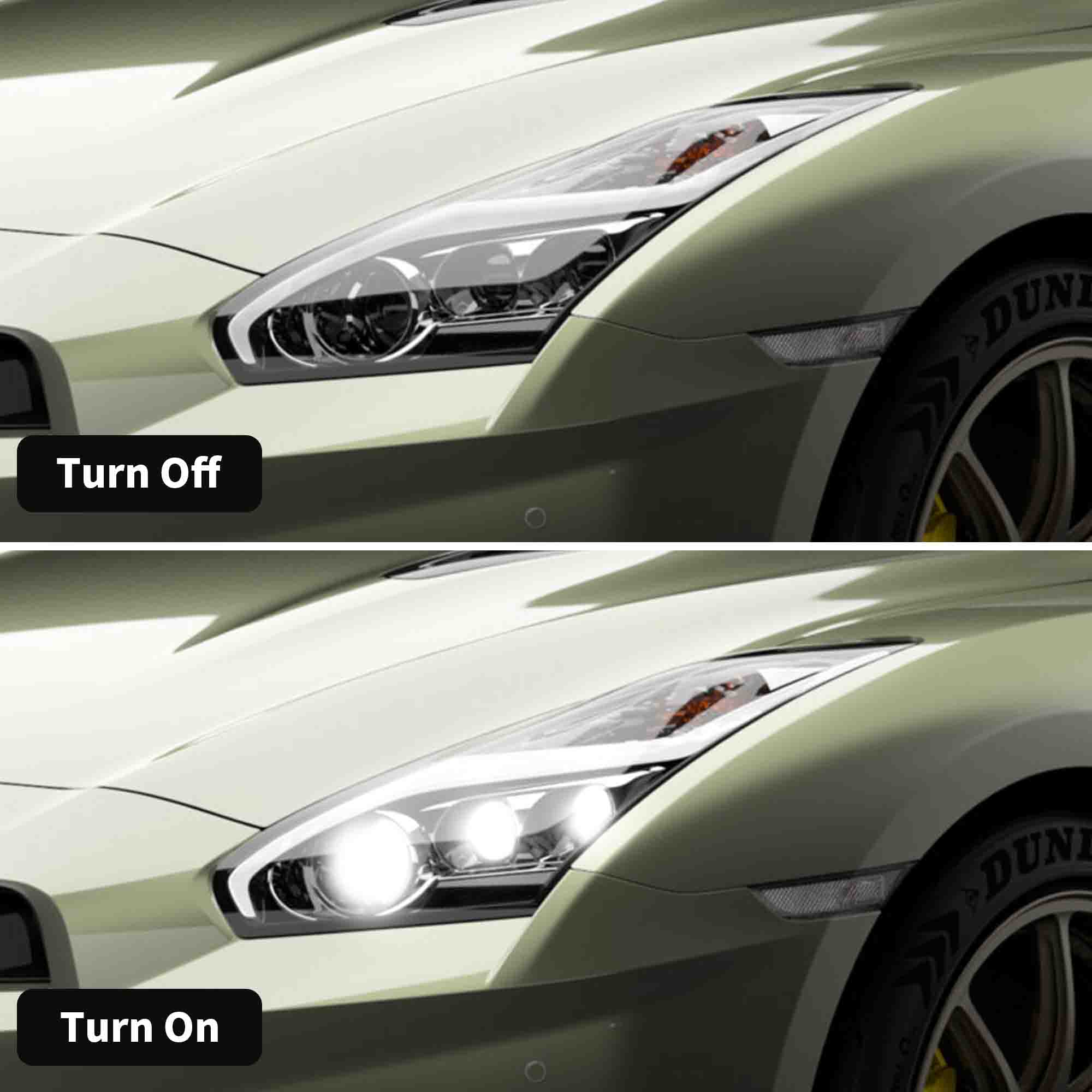 VLAND LED Head Lights For Nissan GTR R35 2008-2023 [DOT.] - Image 7