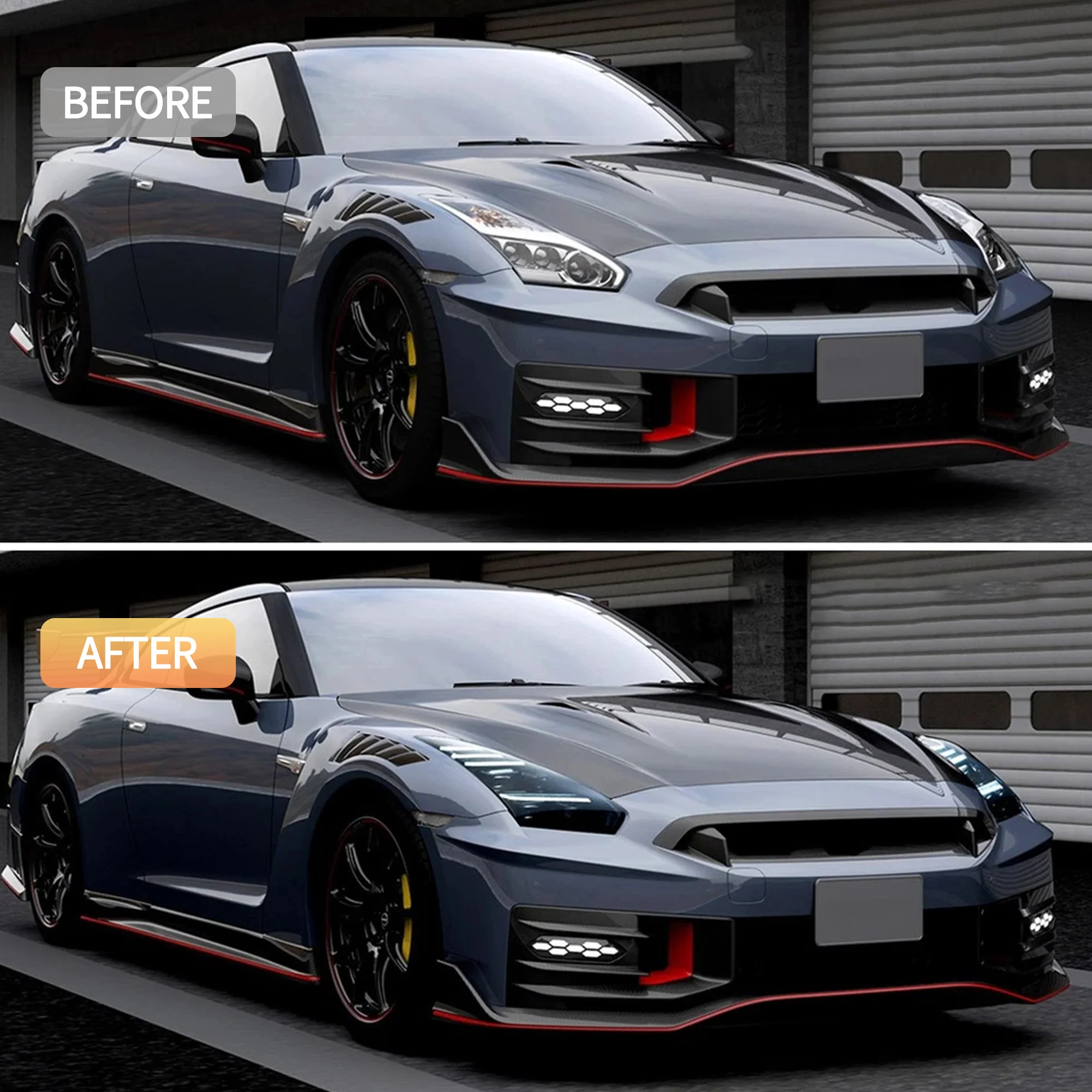 VLAND LED Projector Head Lights For Nissan GTR R35 2008-2023 [DOT.] - Image 12