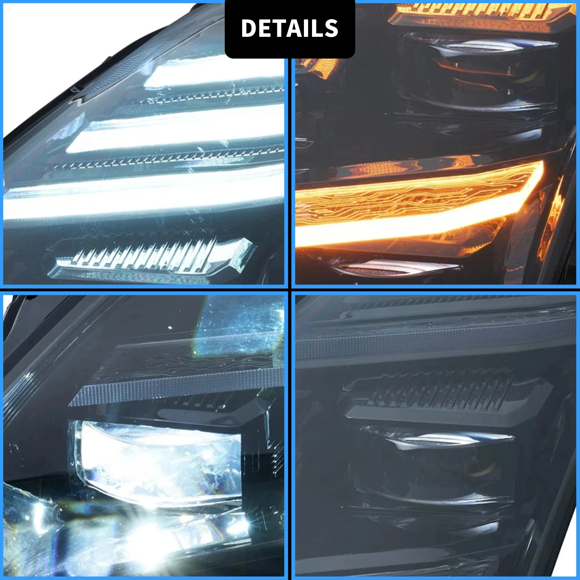 VLAND LED Projector Head Lights For Nissan GTR R35 2008-2023 [DOT.] - Image 9