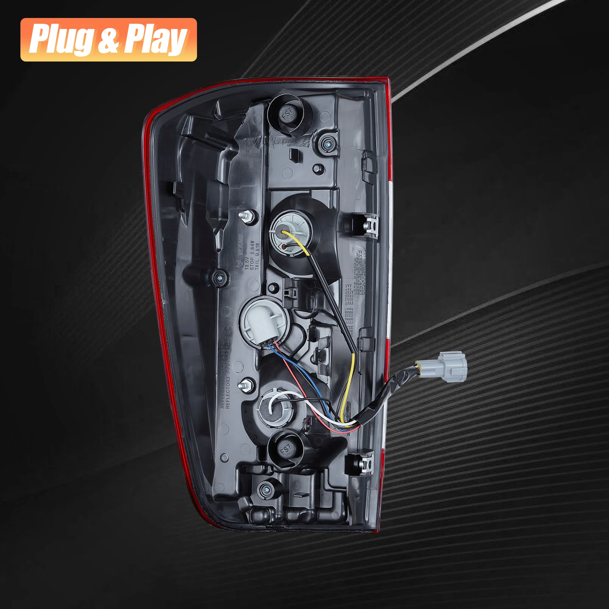 VLAND LED Tail Lights For Nissan NP300 / Navara NP300 / Frontier D23 2014-2023 with DRL Turn Signal Rear Lamps Assembly - Image 13
