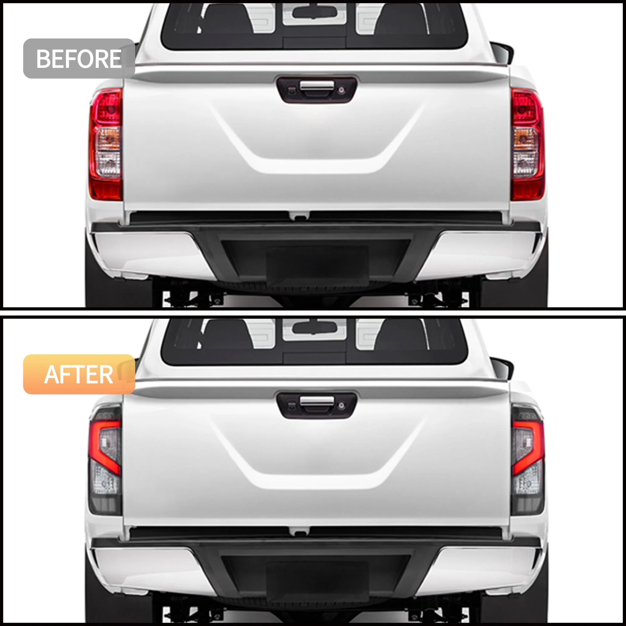 VLAND LED Tail Lights For Nissan NP300 / Navara NP300 / Frontier D23 2014-2023 with DRL Turn Signal Rear Lamps Assembly - Image 9