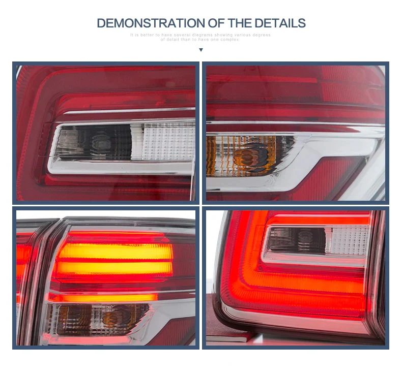 VLAND LED Tail Lights For Nissan Patrol (Y62) 2008-2019 Rear lamps Fits Nissan Armada 2017-2020 - Image 8
