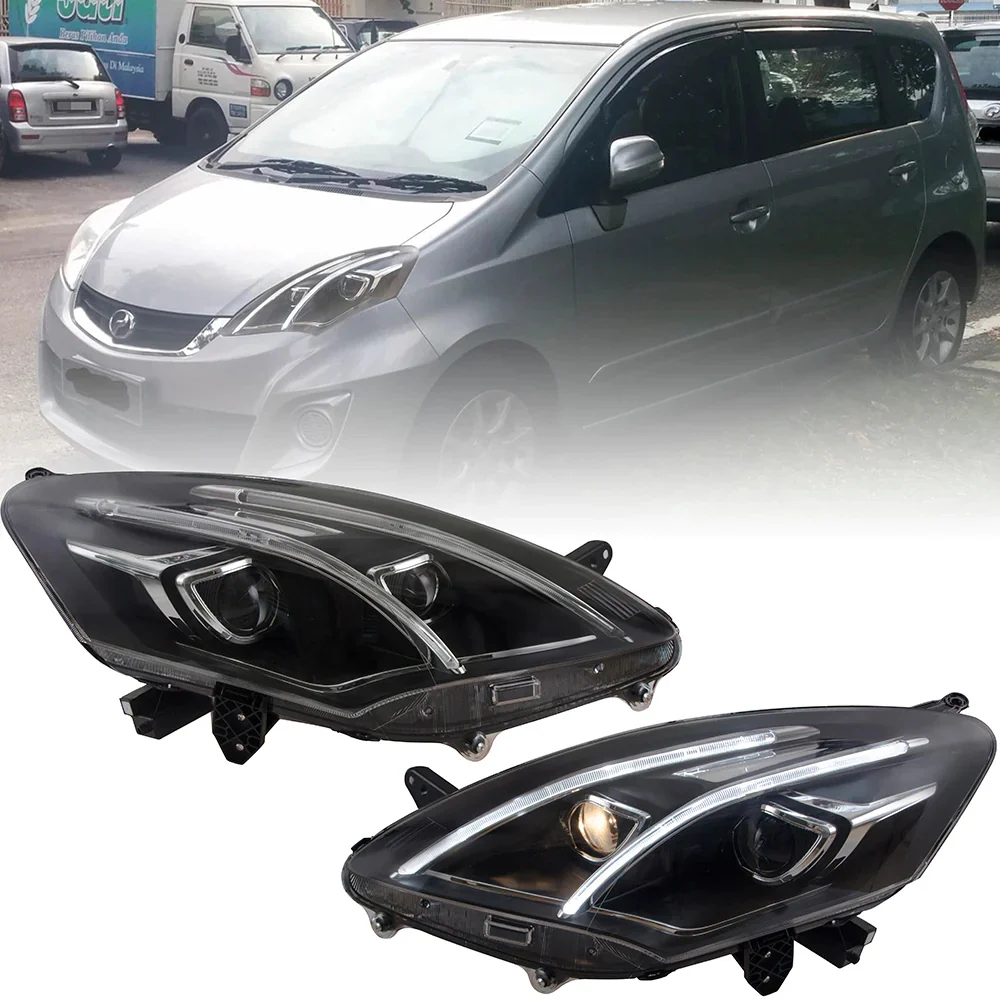 VLAND LED Headlights For Perodua Alza 2009-2022 M500 1st Gen - Image 8