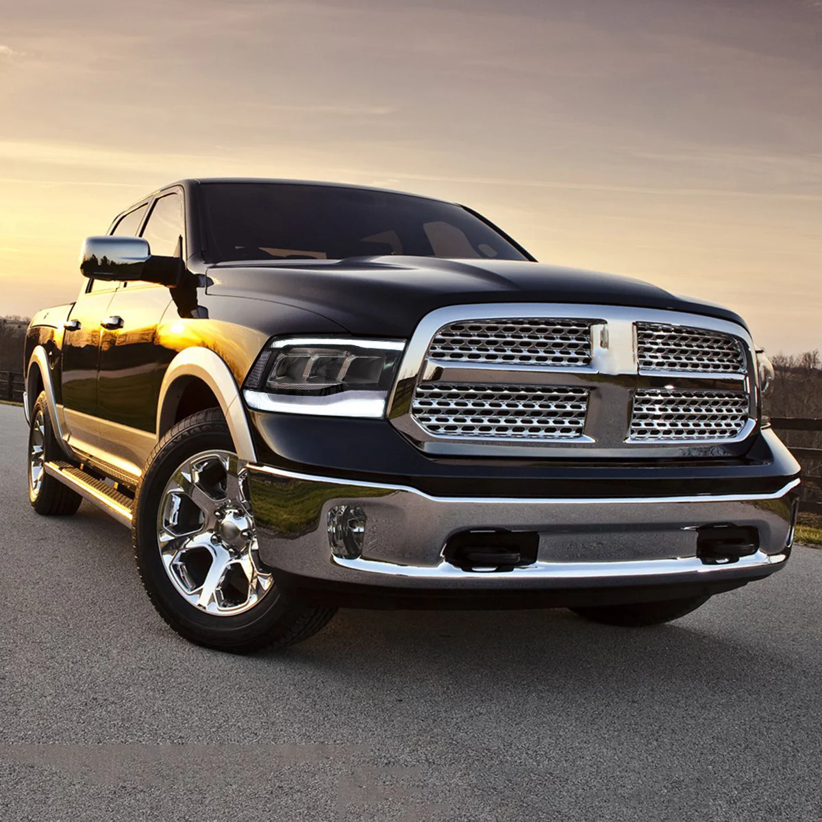 VLAND Full LED Headlights For Dodge RAM 1500 / 2500 / 3500 2009-2018 Ram1500 Classic 2019-2021 [E-MARK./DOT./SAE.] - Image 15