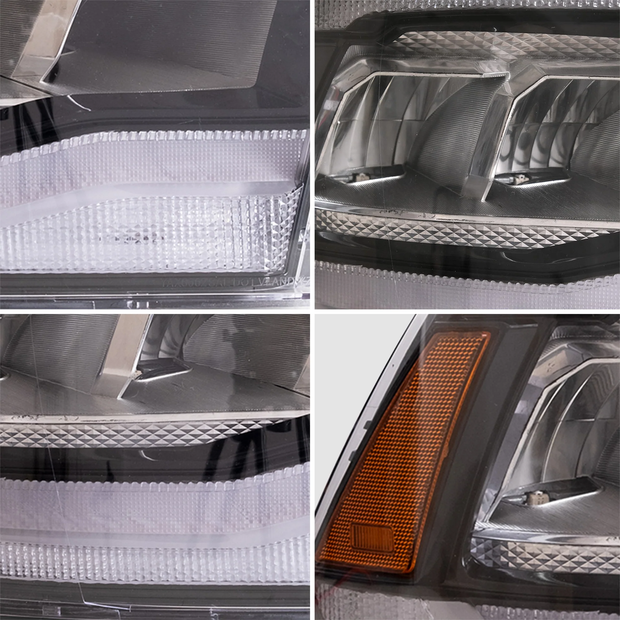 VLAND Full LED Headlights For Dodge RAM 1500 / 2500 / 3500 2009-2018 Ram1500 Classic 2019-2021 [E-MARK./DOT./SAE.] - Image 16