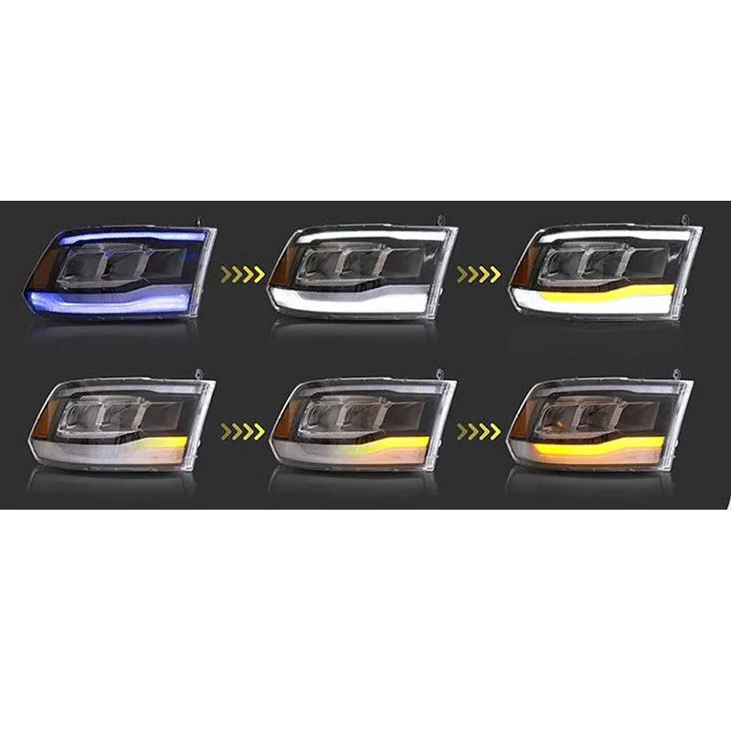 VLAND Full LED Headlights For Dodge RAM 1500 / 2500 / 3500 2009-2018 Ram1500 Classic 2019-2021 [E-MARK./DOT./SAE.] - Image 9