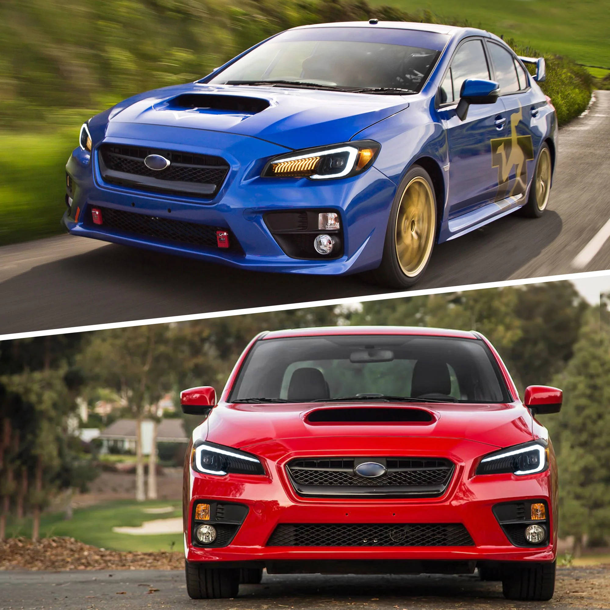 VLAND LED Dual Beam Projector Headlights For Subaru WRX 2015-2021 [DOT. SAE.] - Image 8