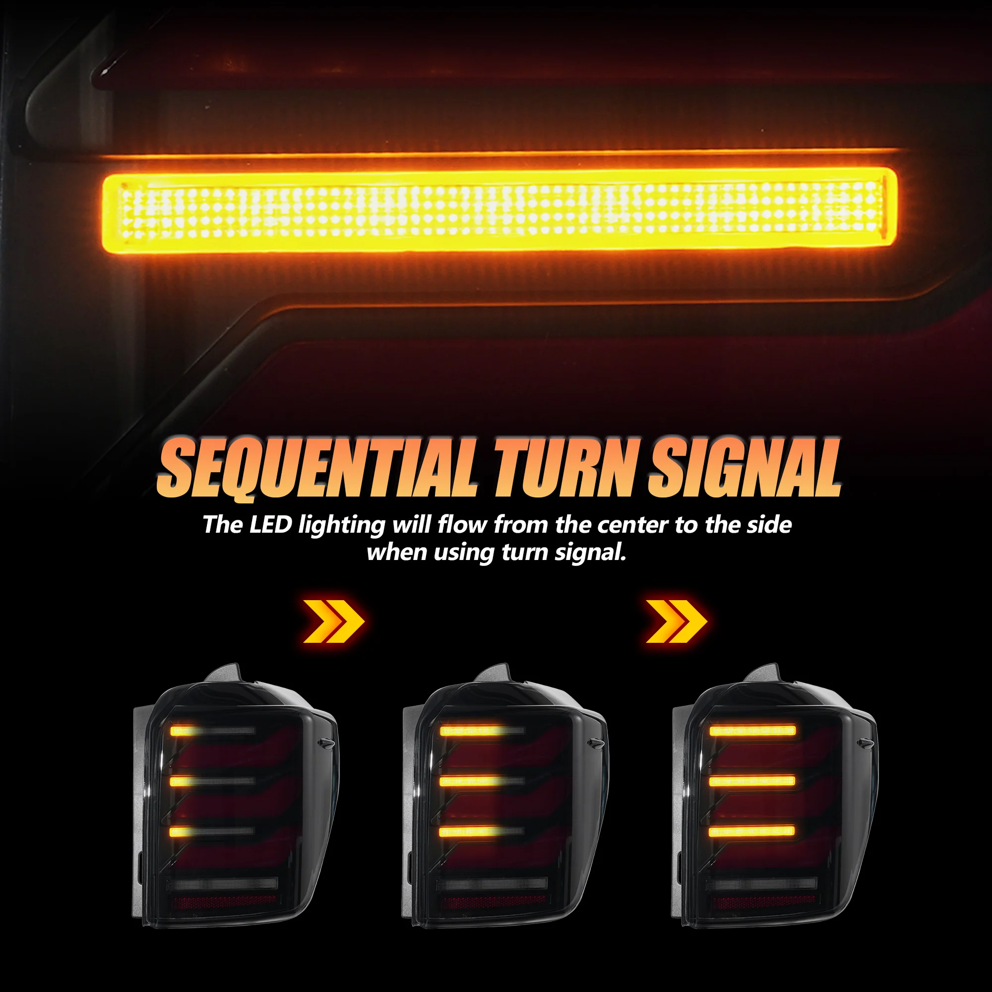 VLAND LED Taillights For Toyota 4Runner 2010-2024 Rear Tail Lights Assembly - Image 4