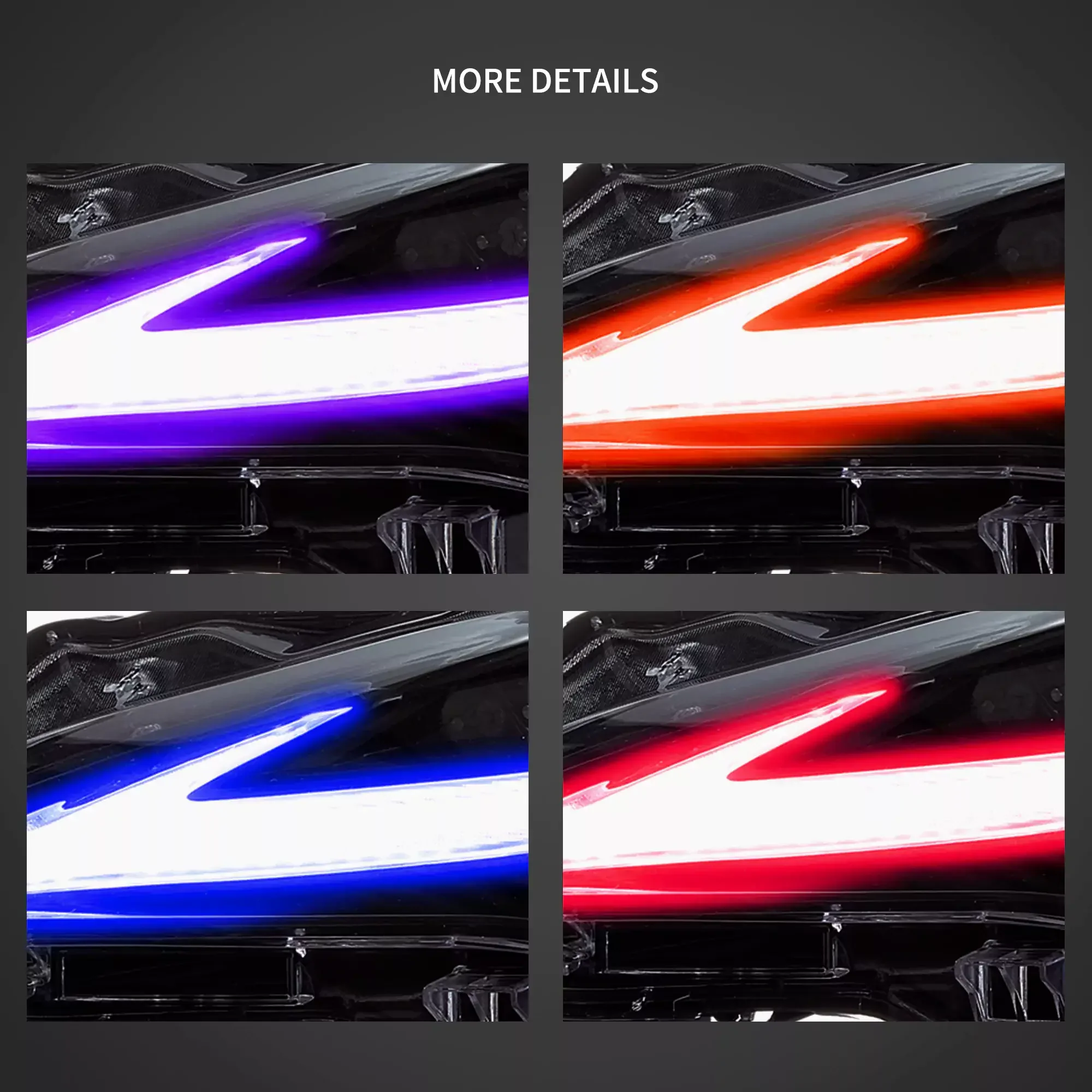 VLAND LED RGB Headlights Tail Lights Combo For Toyota 86 GT86 Subaru BRZ Scion FRS 2012-2021 - Image 14