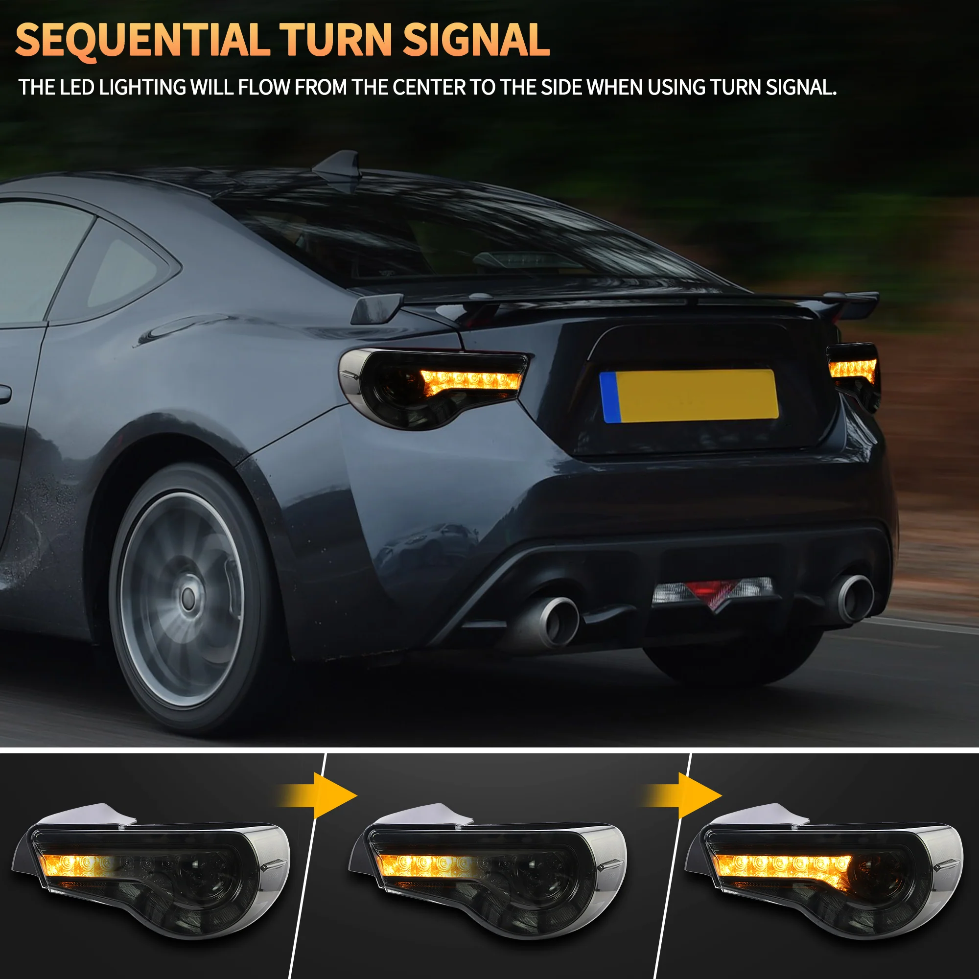 VLAND LED RGB Headlights Tail Lights Combo For Toyota 86 GT86 Subaru BRZ Scion FRS 2012-2021 - Image 17