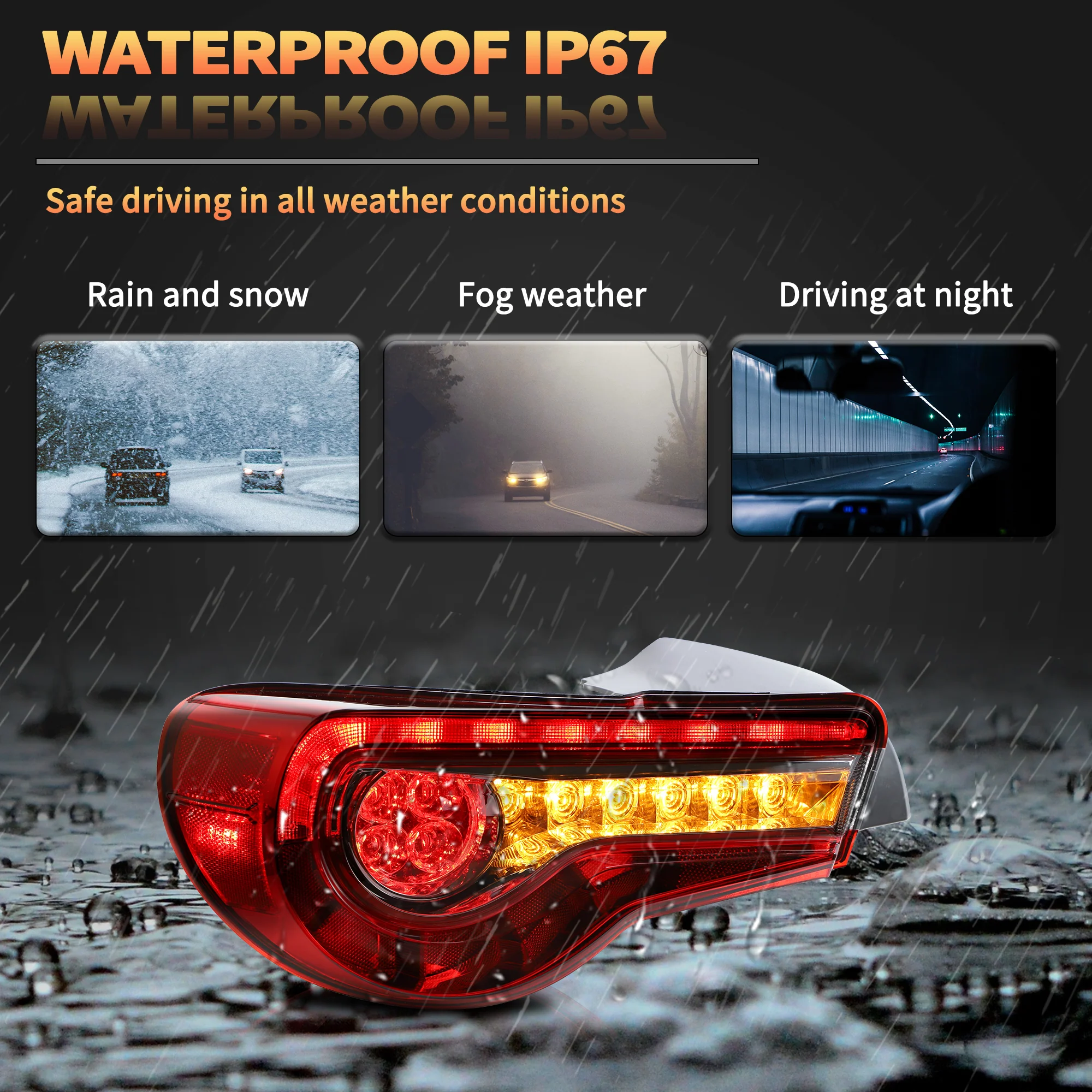 VLAND LED RGB Headlights Tail Lights Combo For Toyota 86 GT86 Subaru BRZ Scion FRS 2012-2021 - Image 18