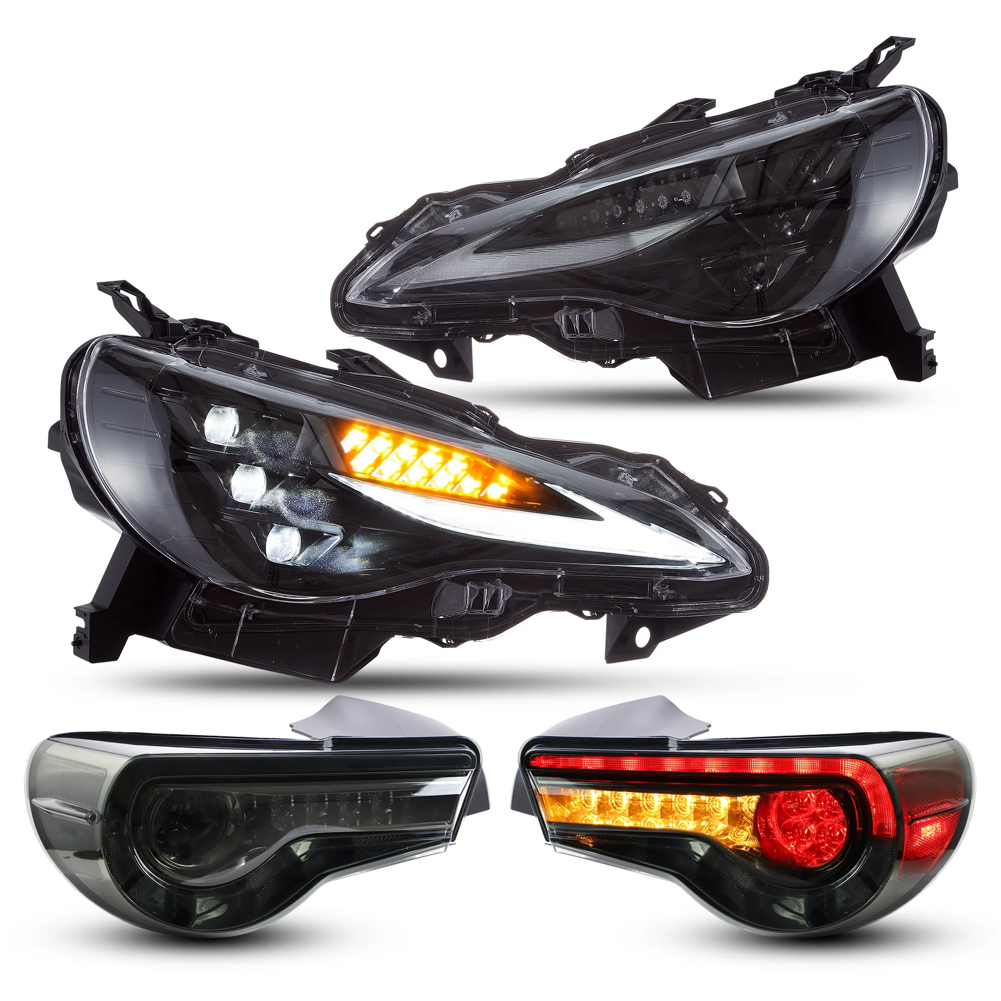 VLAND LED RGB Headlights Tail Lights Combo For Toyota 86 GT86 Subaru BRZ Scion FRS 2012-2021 - Image 3