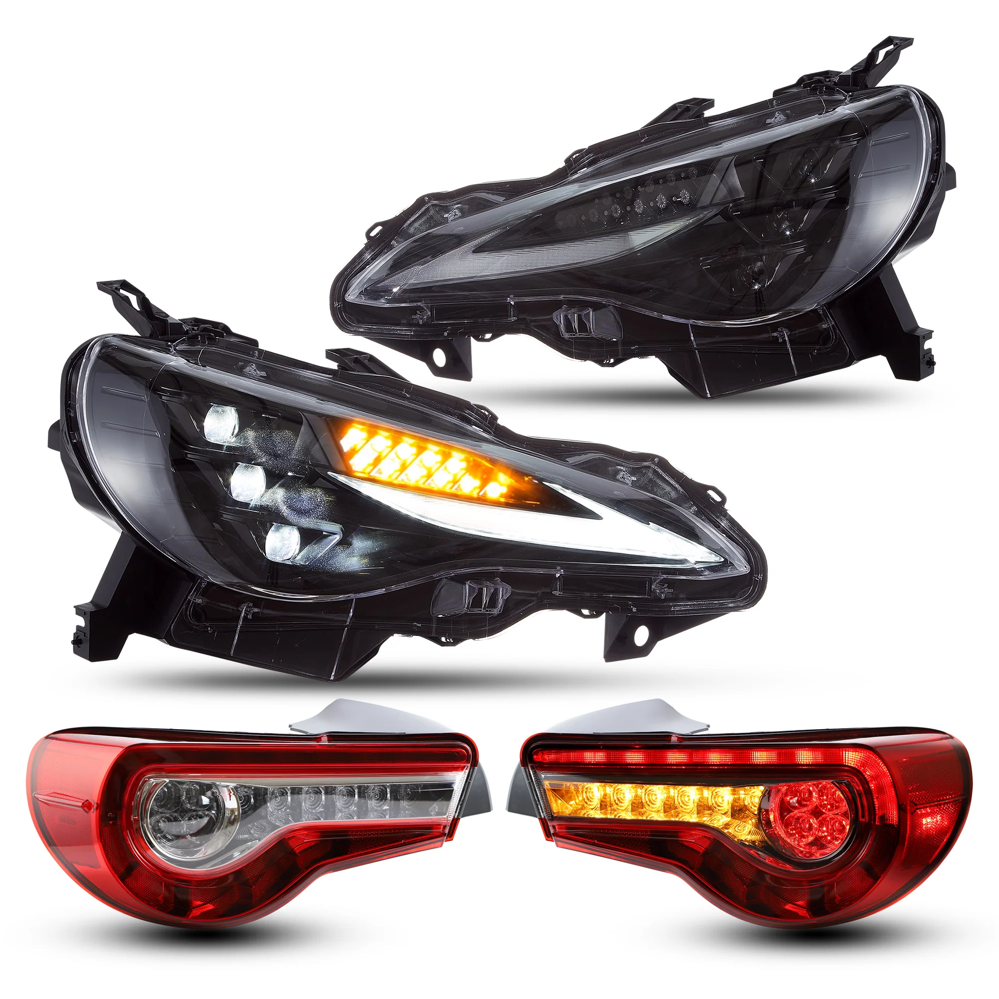 VLAND LED RGB Headlights Tail Lights Combo For Toyota 86 GT86 Subaru BRZ Scion FRS 2012-2021 - Image 4