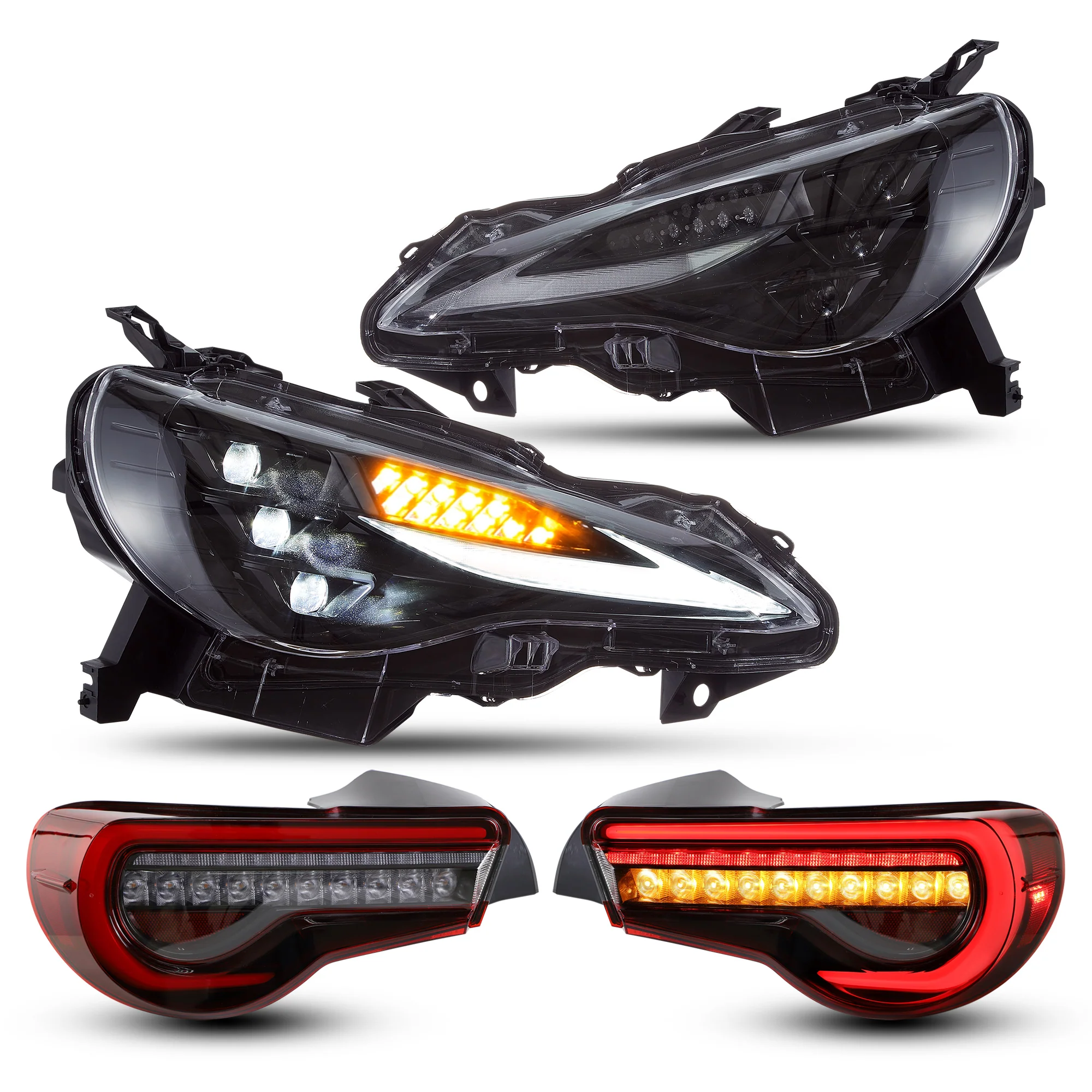 VLAND LED RGB Headlights Tail Lights Combo For Toyota 86 GT86 Subaru BRZ Scion FRS 2012-2021 - Image 4