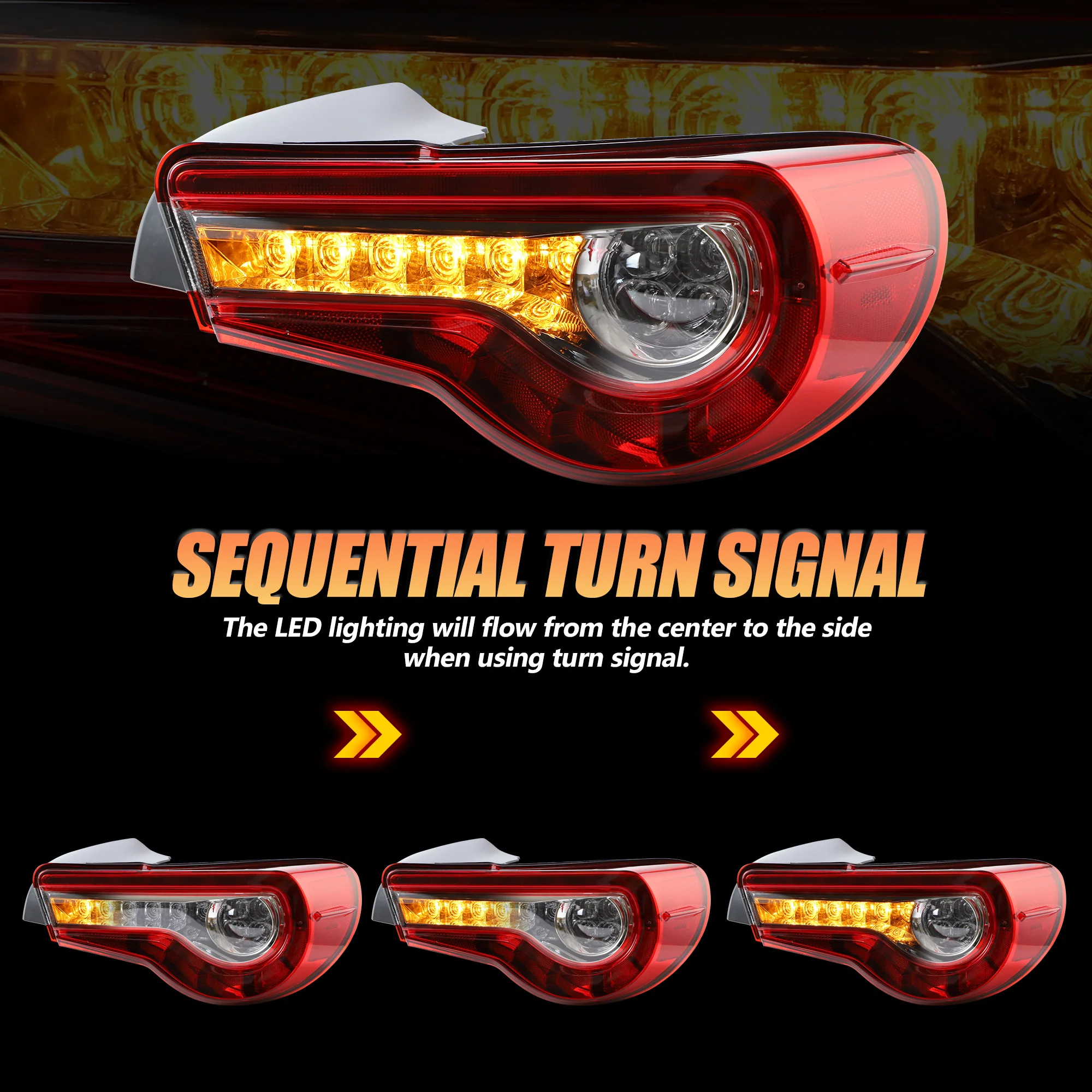 VLAND LED Projector Headlights and Tail Lights For Toyota 86/Subaru BRZ/Scion FR-S First Gen ZN6/ZC6 2012-2020 - Image 10