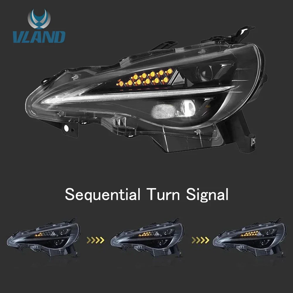 VLAND LED Projector Headlights and Tail Lights For Toyota 86/Subaru BRZ/Scion FR-S First Gen ZN6/ZC6 2012-2020 - Image 5