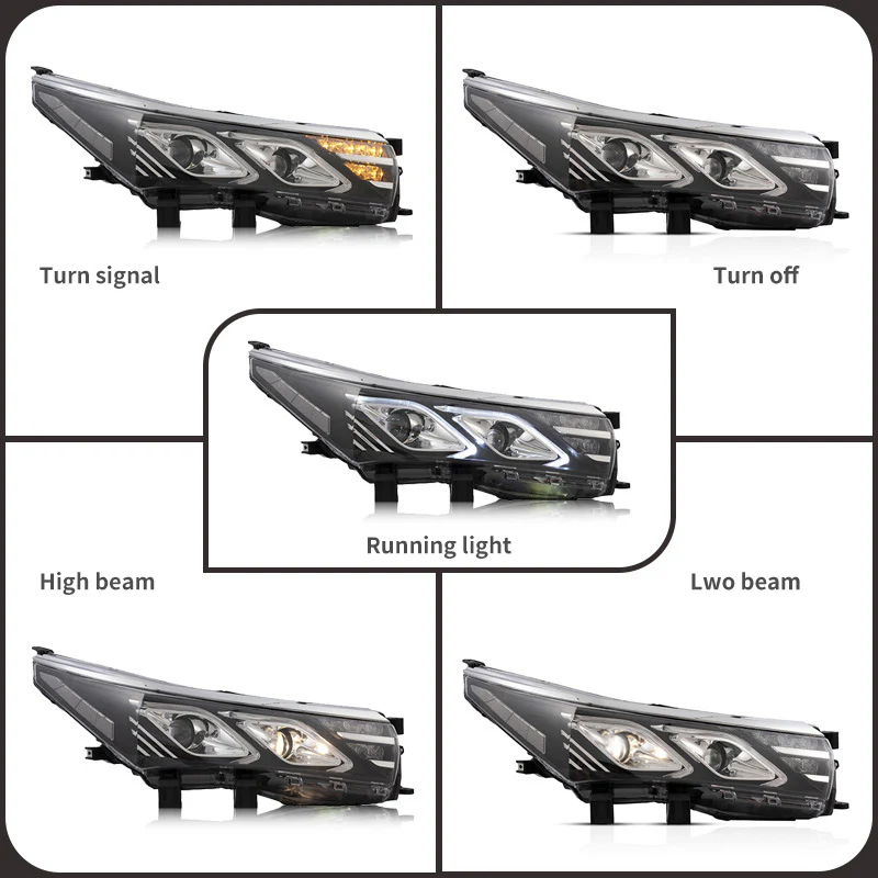 VLAND LED Headlights For Toyota Corolla 11th Gen E170/E180 International Version 2014-2019 -0257-GWBC - Image 3