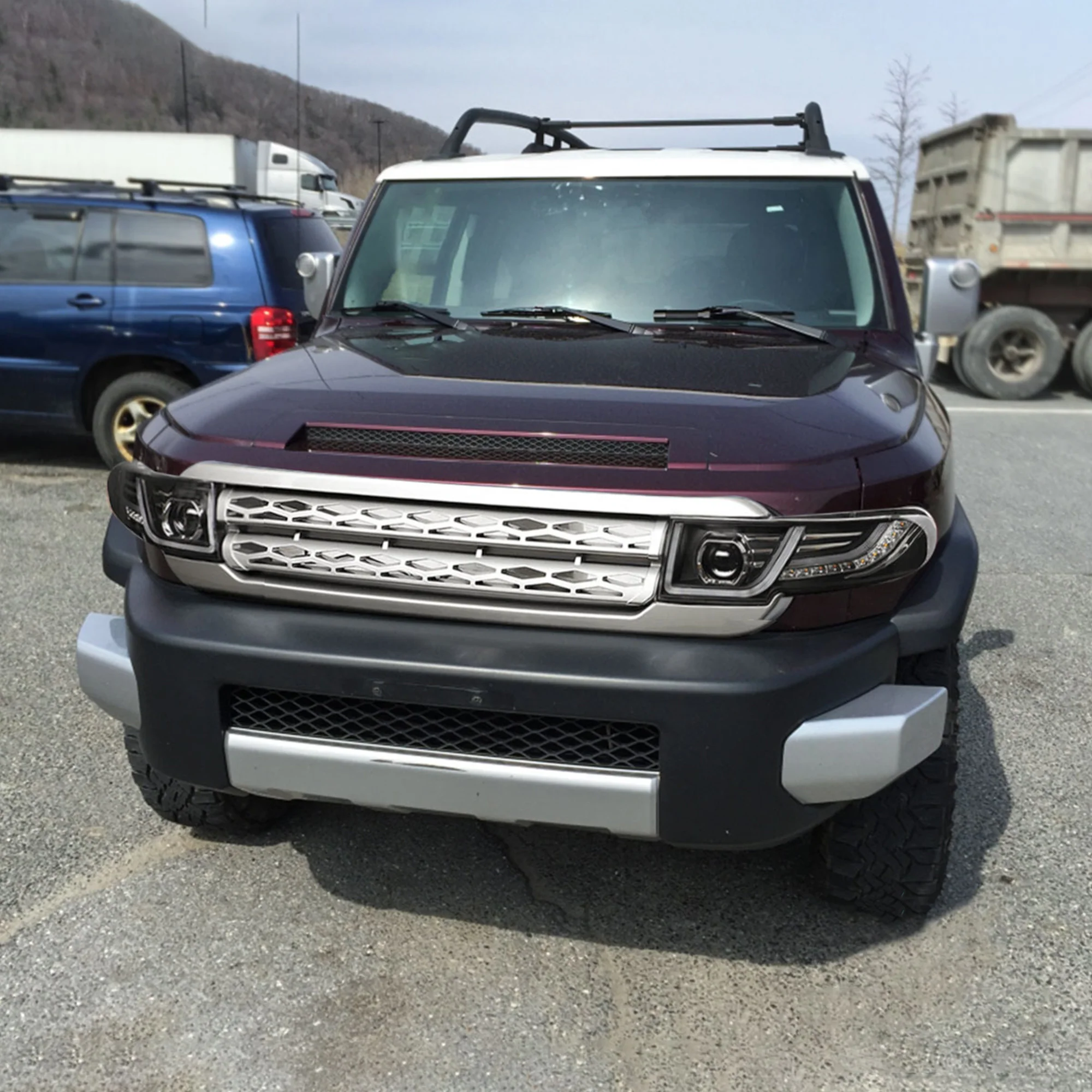 VLAND LED Headlights With Grille and Taillights with Bulbs For Toyota Fj Cruiser 2007-2023 - Image 10