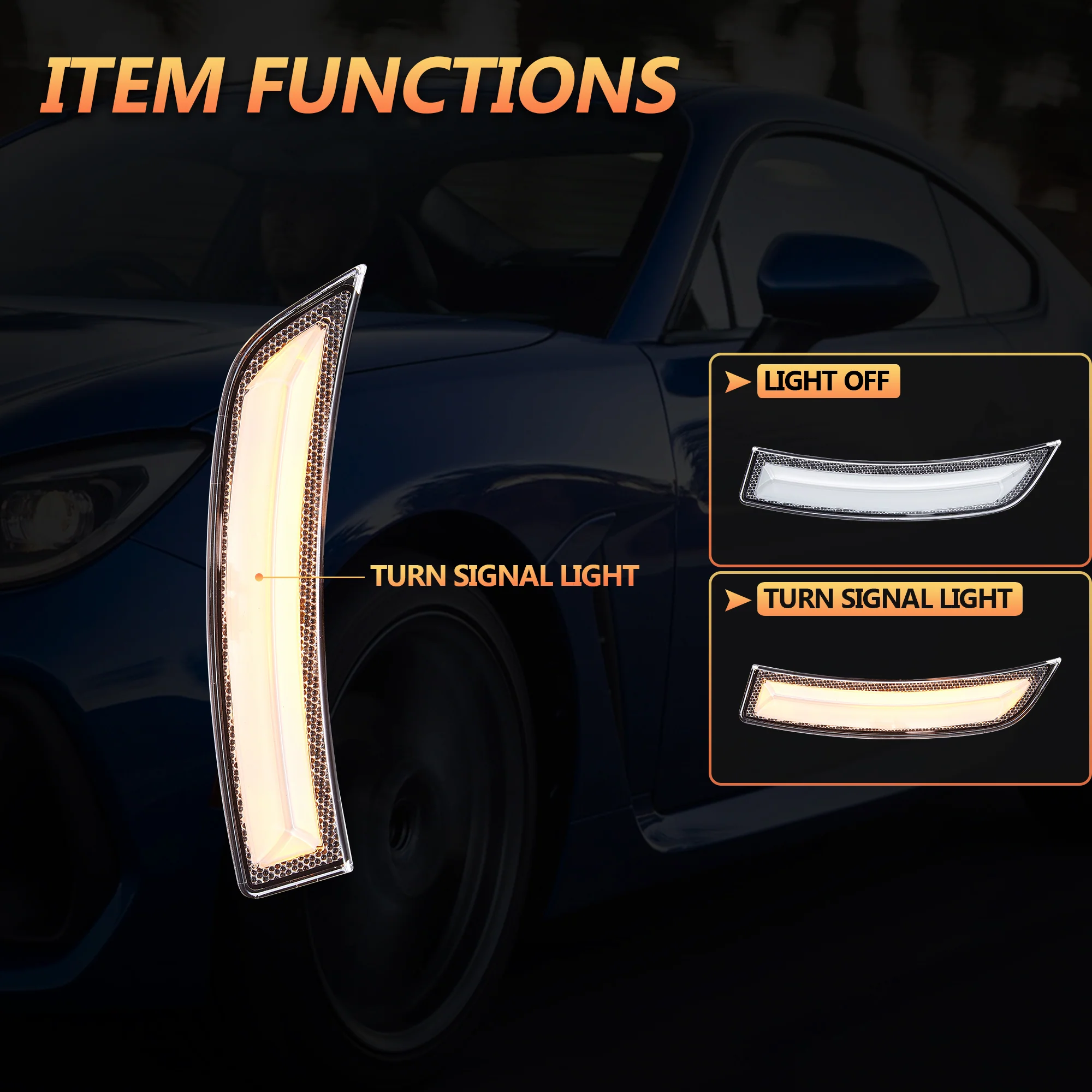VLAND LED Side Marker Lamps For Toyota GR86 / Subaru BRZ 2nd Gen ZN8/ZD8 2021-2024 - Image 4