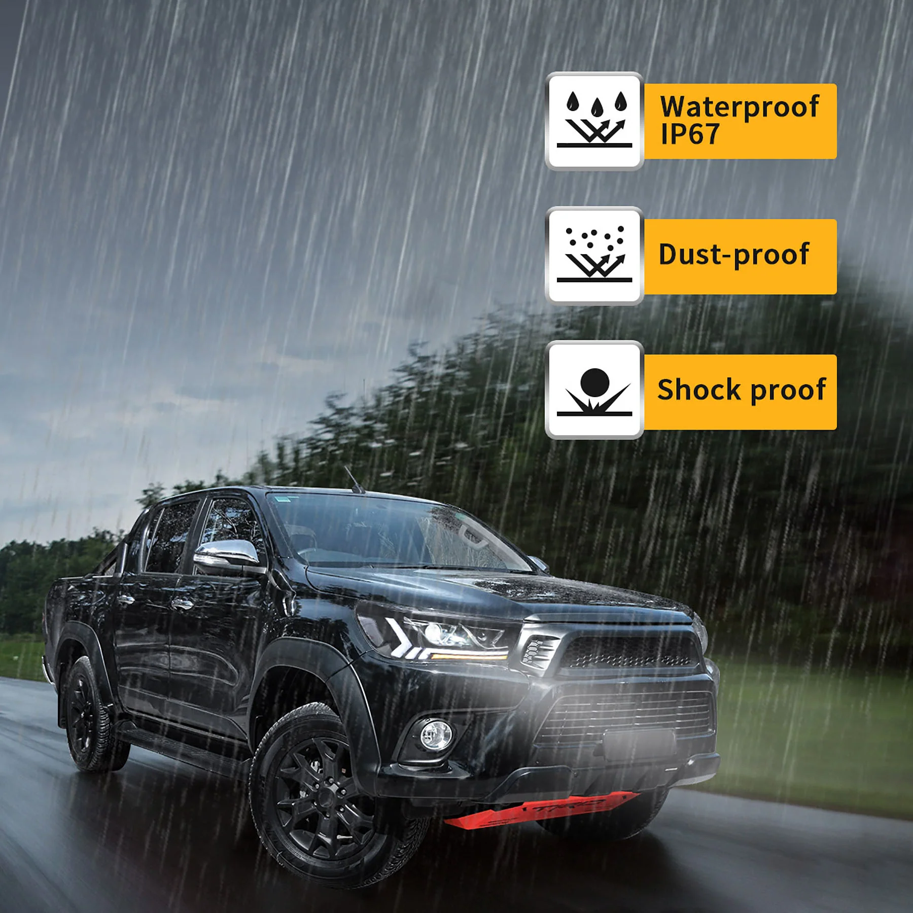 VLAND Full LED Headlights For Toyota Hilux / Revo 8th Gen 2015-2020 With Start Dynamic Lighting - Image 15