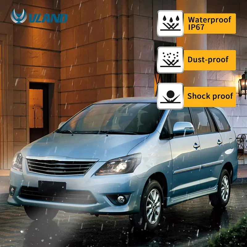 VLAND Projector Headlights For Toyota Innova 2012-2015 1st Gen AN40 2nd Facelift with Sequential Indicator - Image 7