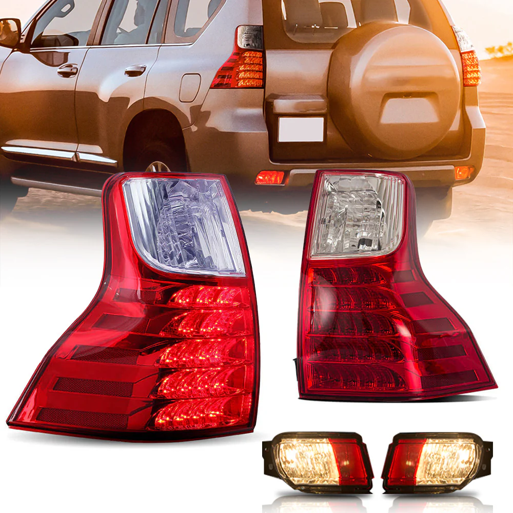 VLAND LED Tail Lights & Bumper Lights For Toyota Land Cruiser Prado J150 2010-2022 4th Gen (NOT FIT GX460)