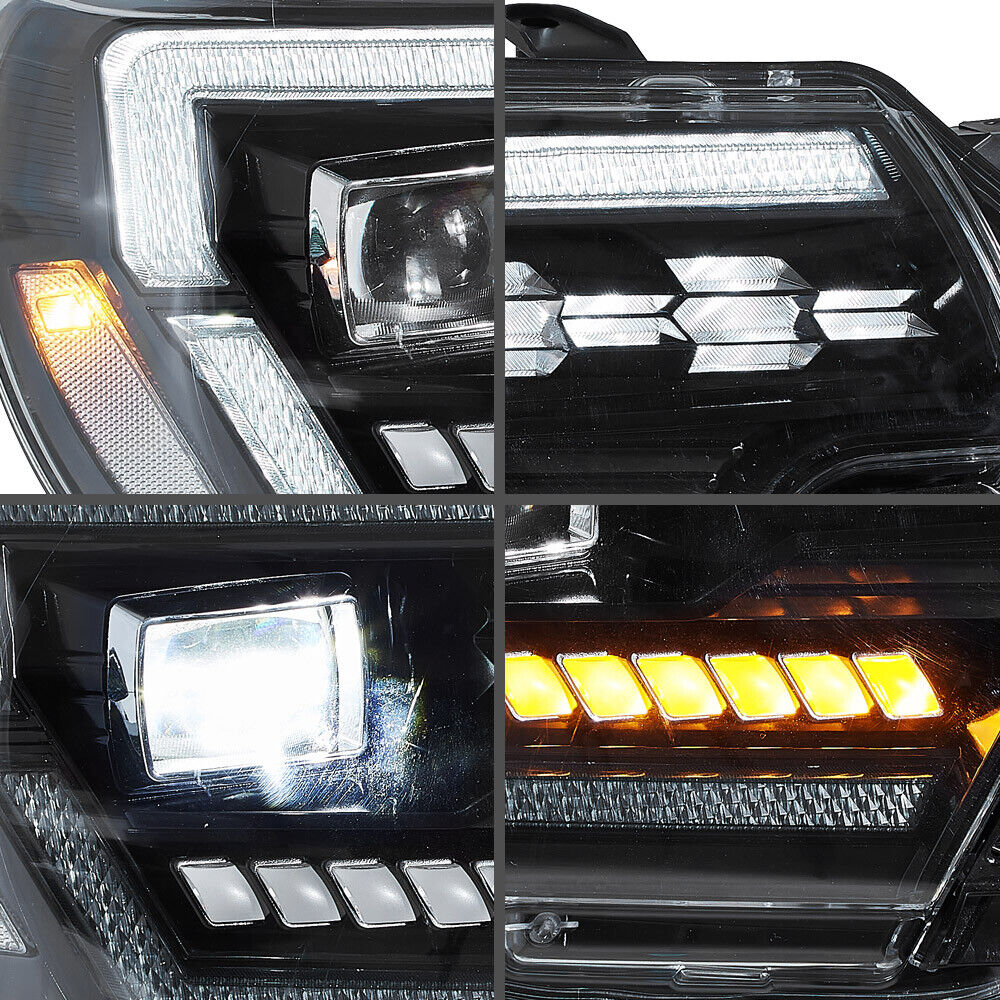 VLAND Full LED Headlights For Toyota Tacoma 2012-2015 2nd Gen Restyled With Dynamic DRL - Image 6