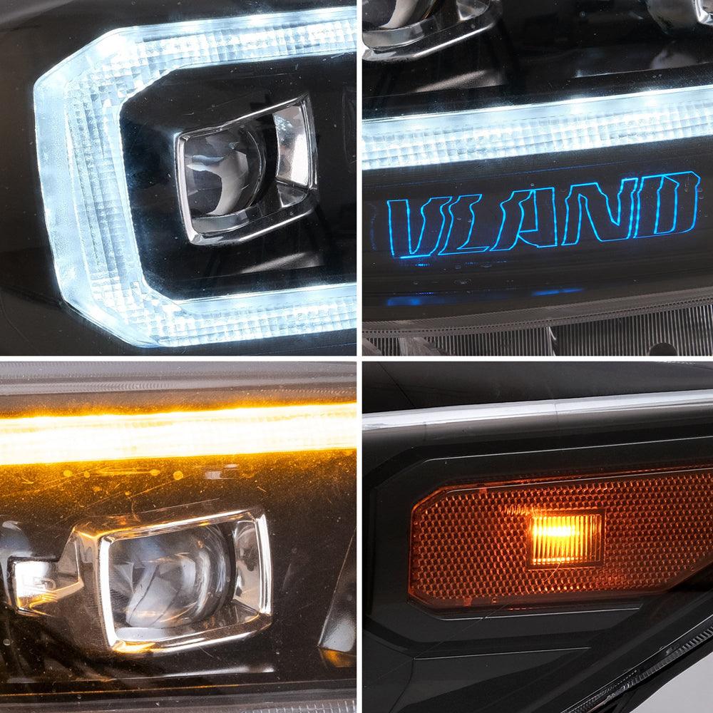 VLAND LED Matrix Projector Headlights For Toyota Tacoma N300 2015-2024 [DOT. SAE.] - Image 13