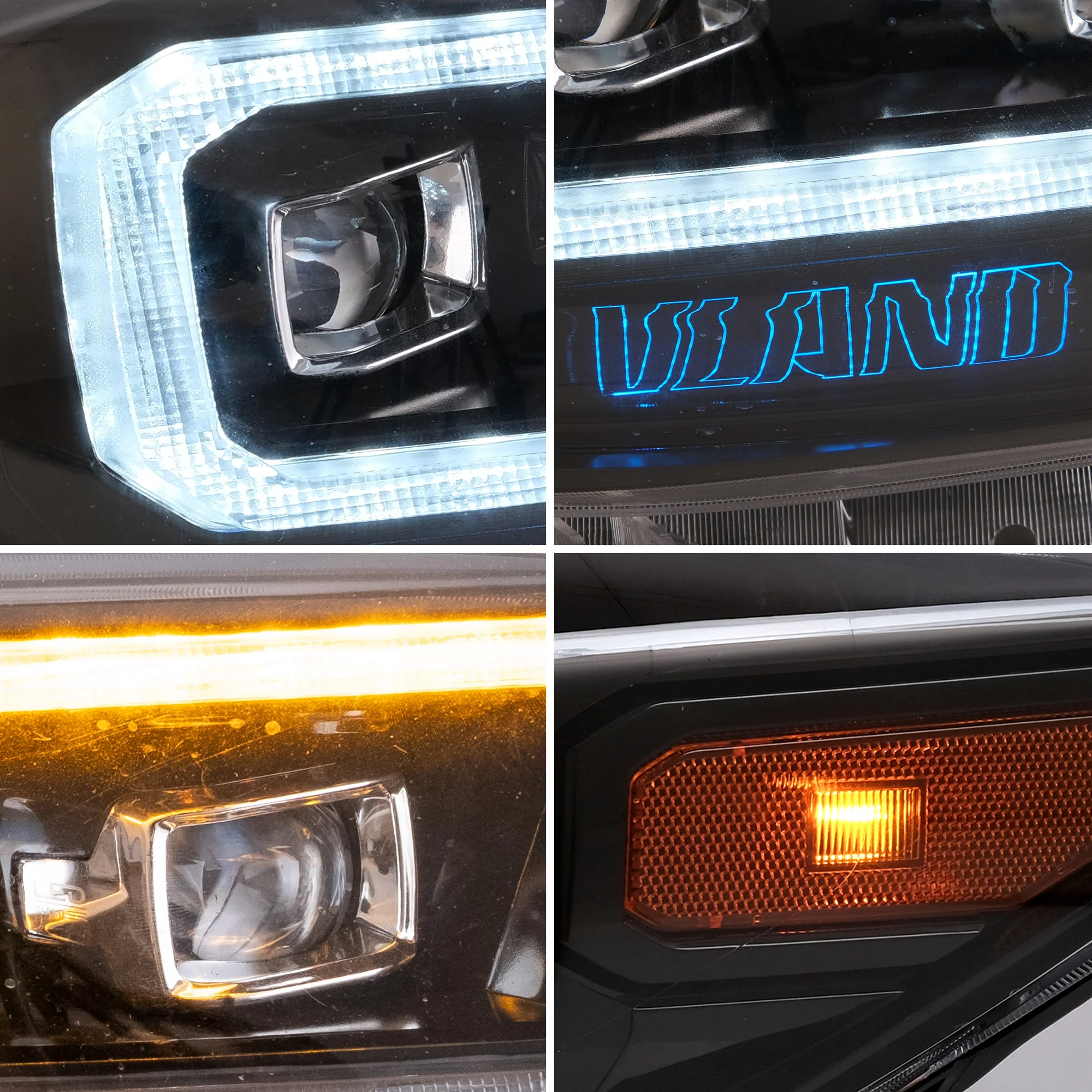 VLAND LED Headlights & Tail Lights For Toyota Tacoma N300 3rd Gen 2015-2024 Front And Rear Lamps Kits [DOT.] - Image 15