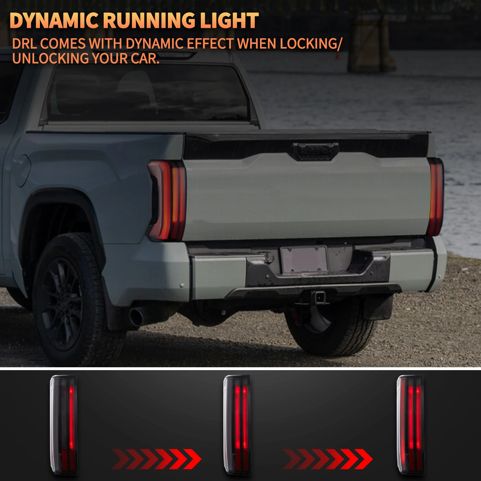 VLAND LED Tail Lights For Toyota Tundra 3rd Gen XK70 2022-2024 With Startup Animation - Image 7