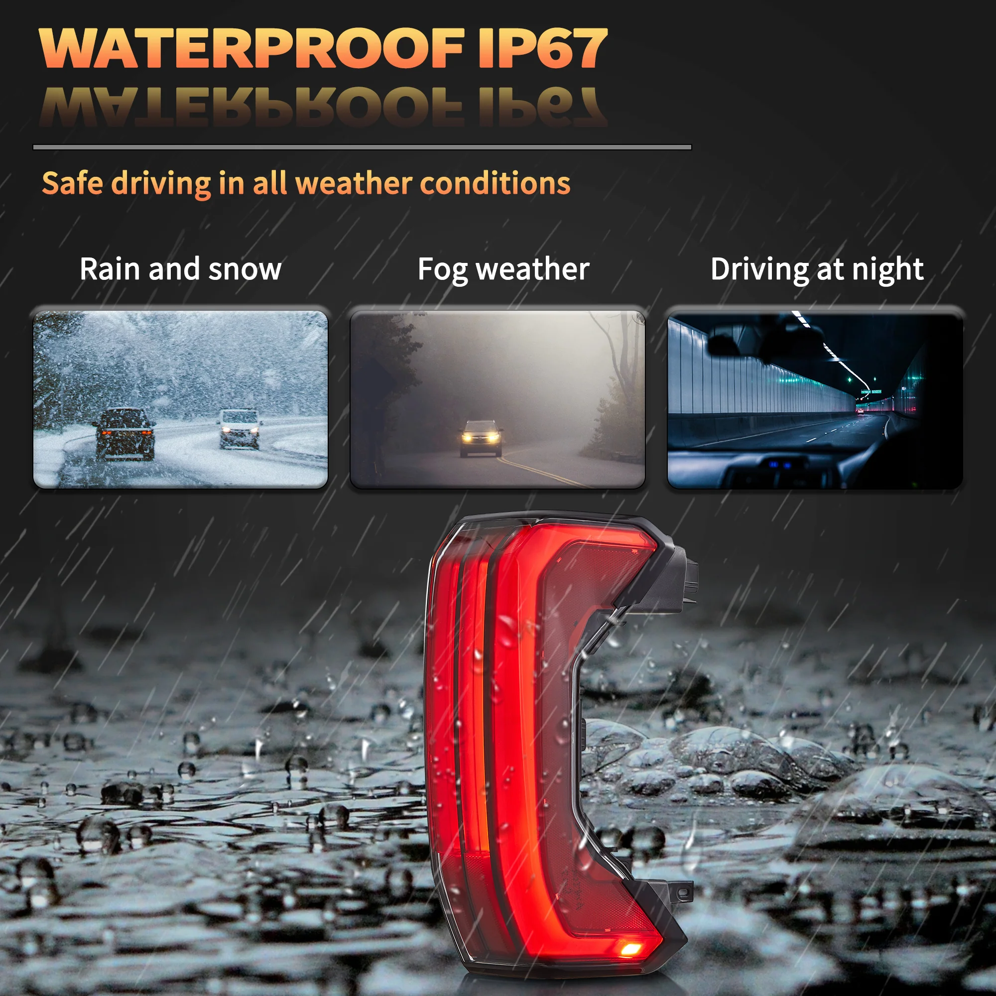 VLAND LED Tail Lights For Toyota Tundra 3rd Gen XK70 2022-2024 With Startup Animation - Image 8