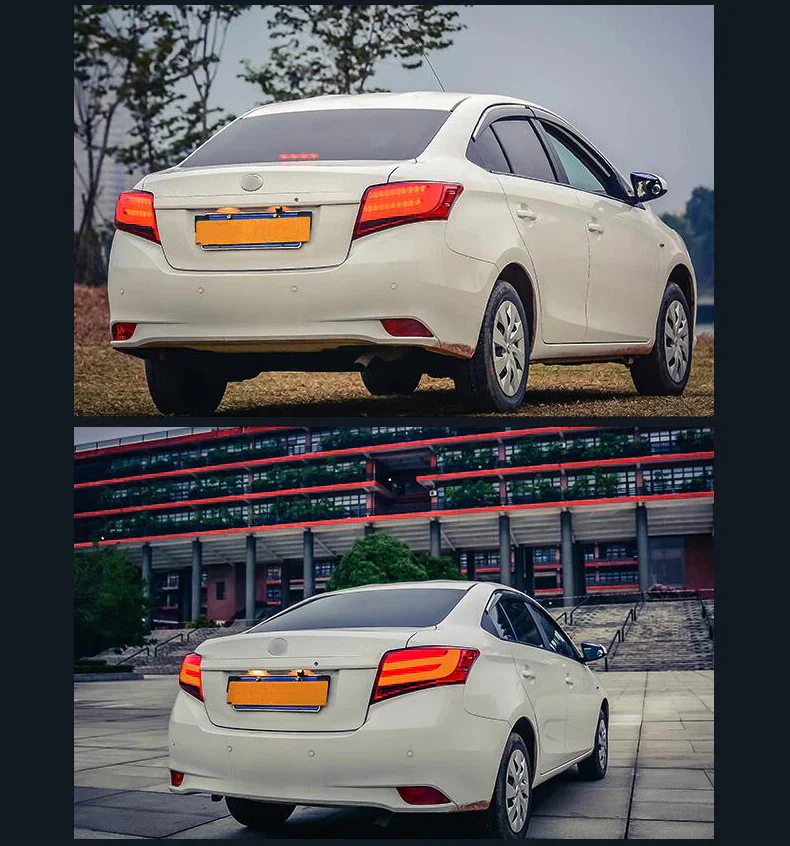 VLAND LED Tail Lights For Toyota Yaris / Vios 2013-2019 Rear Lamps - Image 9