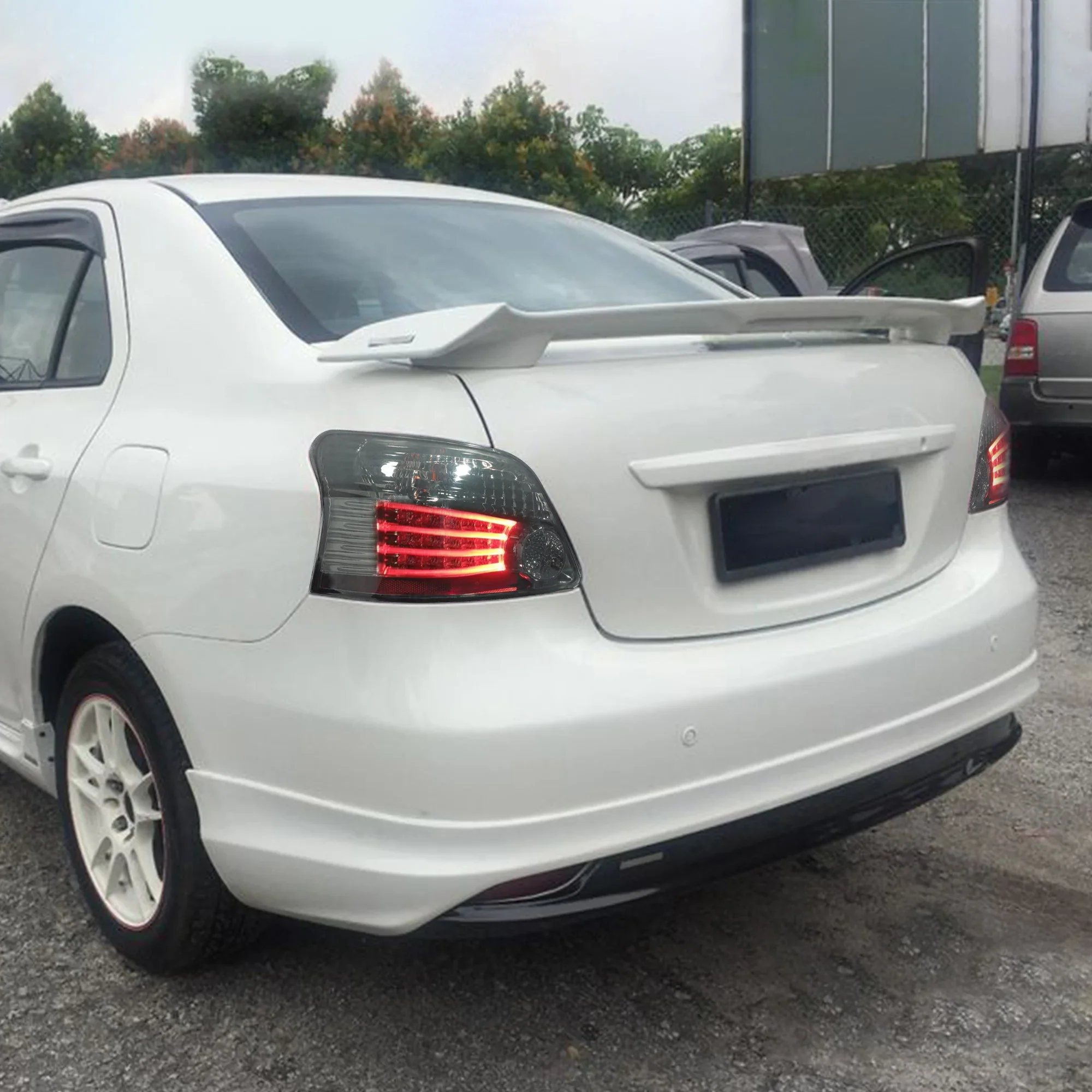 VLAND LED Taillights For Toyota Yaris / Vios / Belta Sedan and Hatchback Second Generation XP90 2007-2012 - Image 12