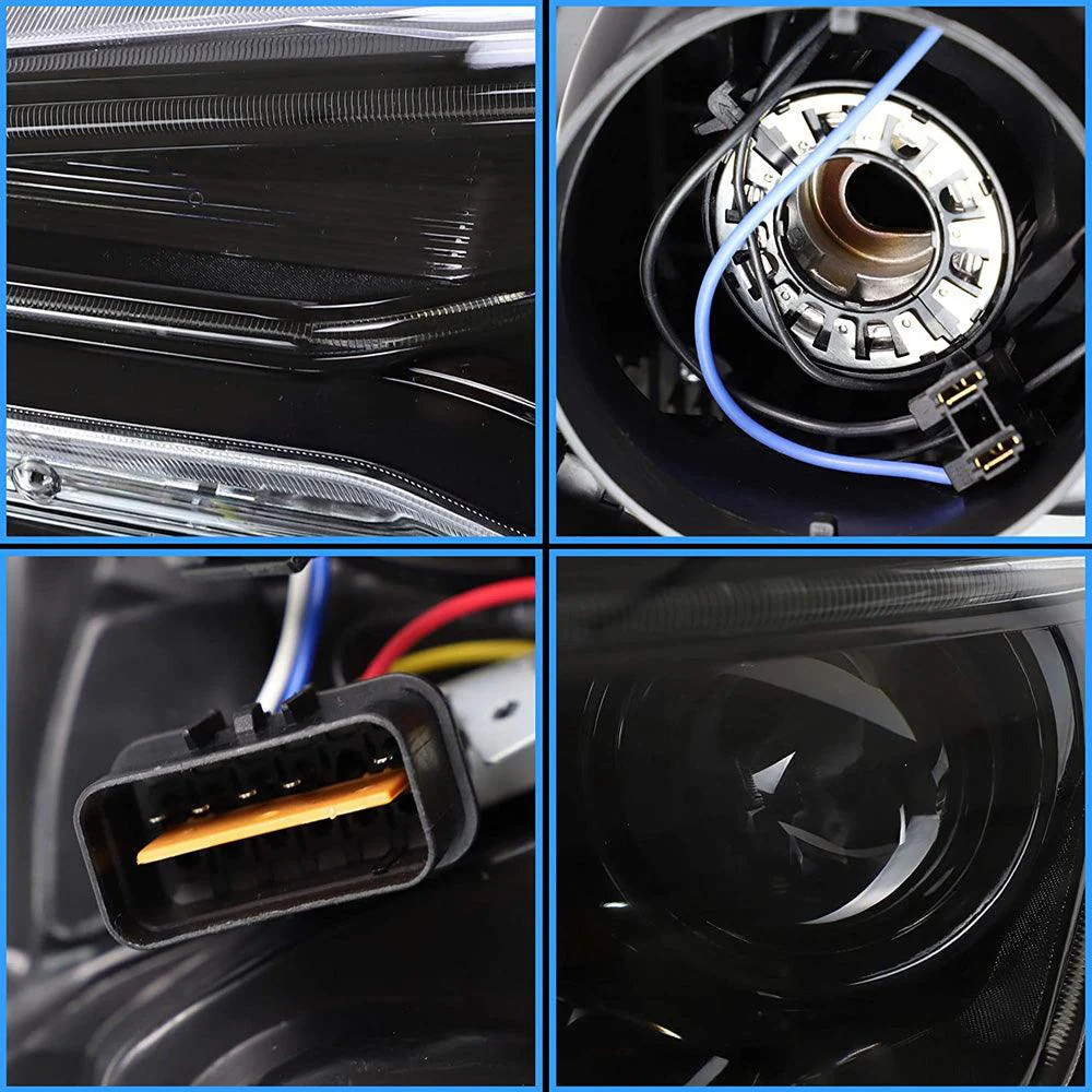 VLAND LED Projector Headlights For Mitsubishi Lancer GT EVO X 2008-2018 with Sequential Indicators - Image 7