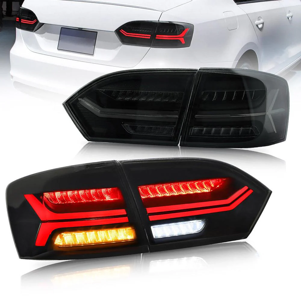 VLAND LED Tail Lights For Volkswagen(VW) Jetta MK6 2011-2014 [ Not Fit GLI. ] [E-MARK.] - Image 3
