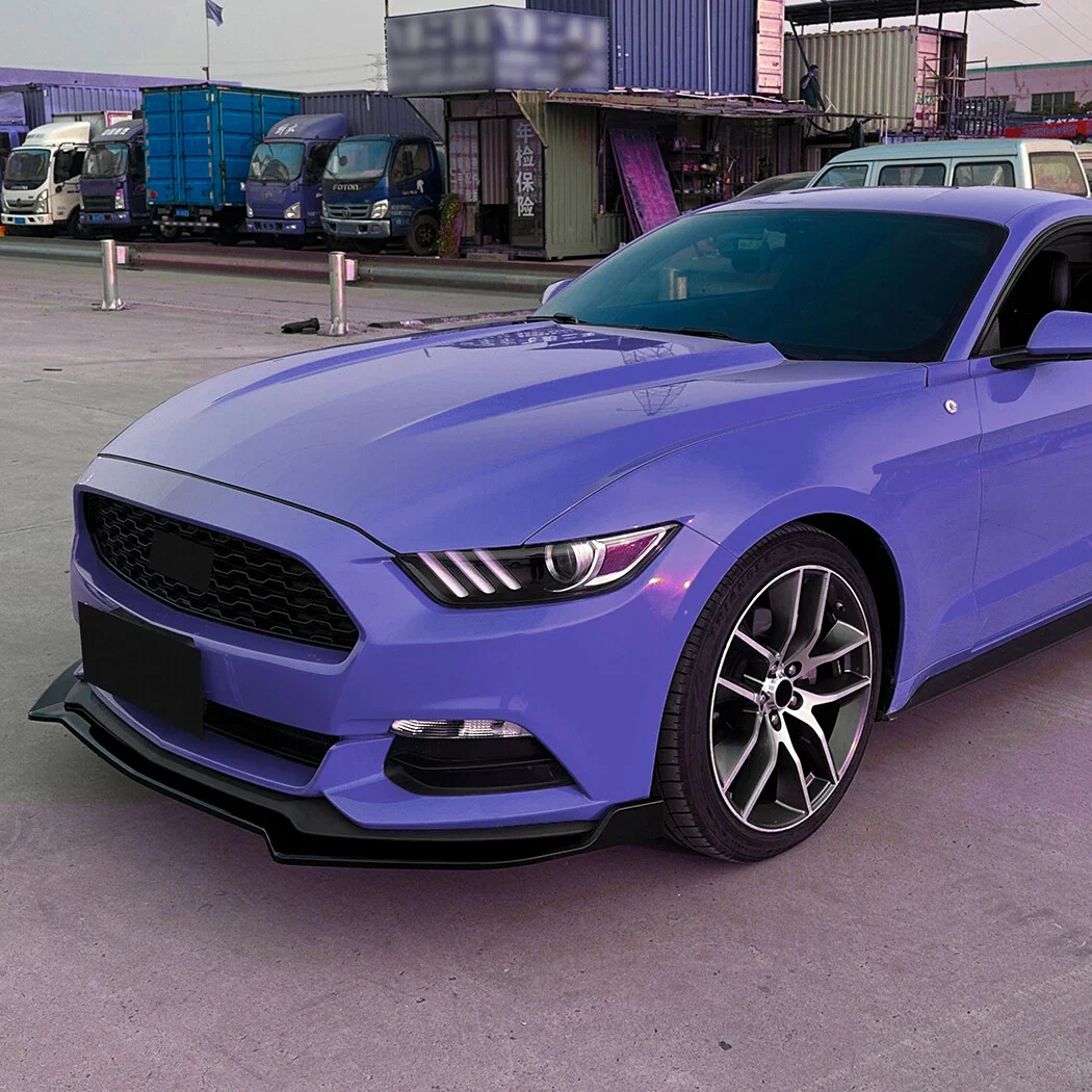 VLAND Front Bumper Lip Chin Spoiler Splitter For Ford Mustang GT 2015-2017 Performance Style - Image 3
