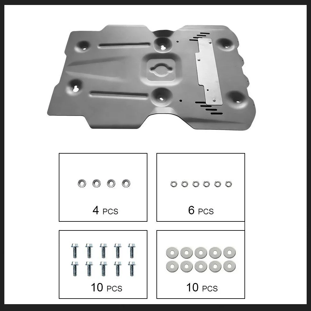 VLAND Front Skid Plate Set For Toyota Tacoma 2024-2025 & 4Runner TRD 2025 PTR60-35240 - Image 7
