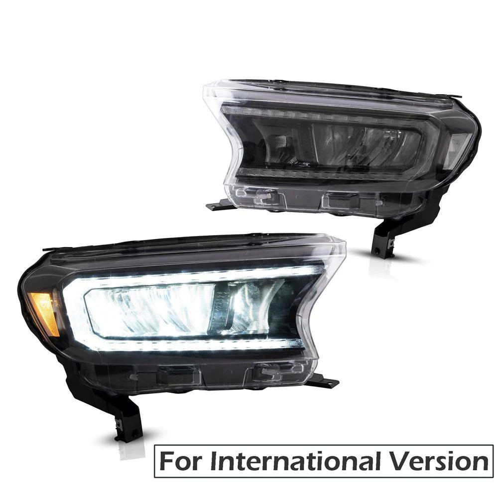 VLAND Full LED Headlights For Ford Ranger T6 Raptor & Wildtrak 2015-2020 (For International Version)[E-MARK./DOT./SAE.] - Image 5