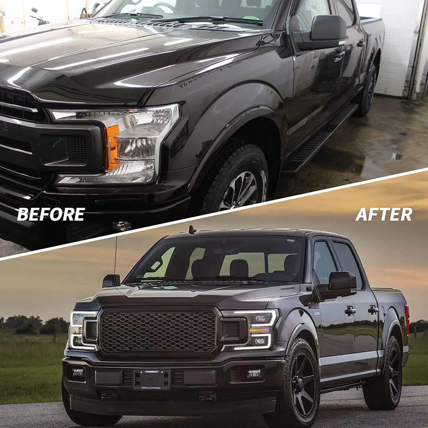 VLAND Full LED Headlights For Ford F150 13th Gen Pickup 2018 2019 2020 with DRL - Image 6