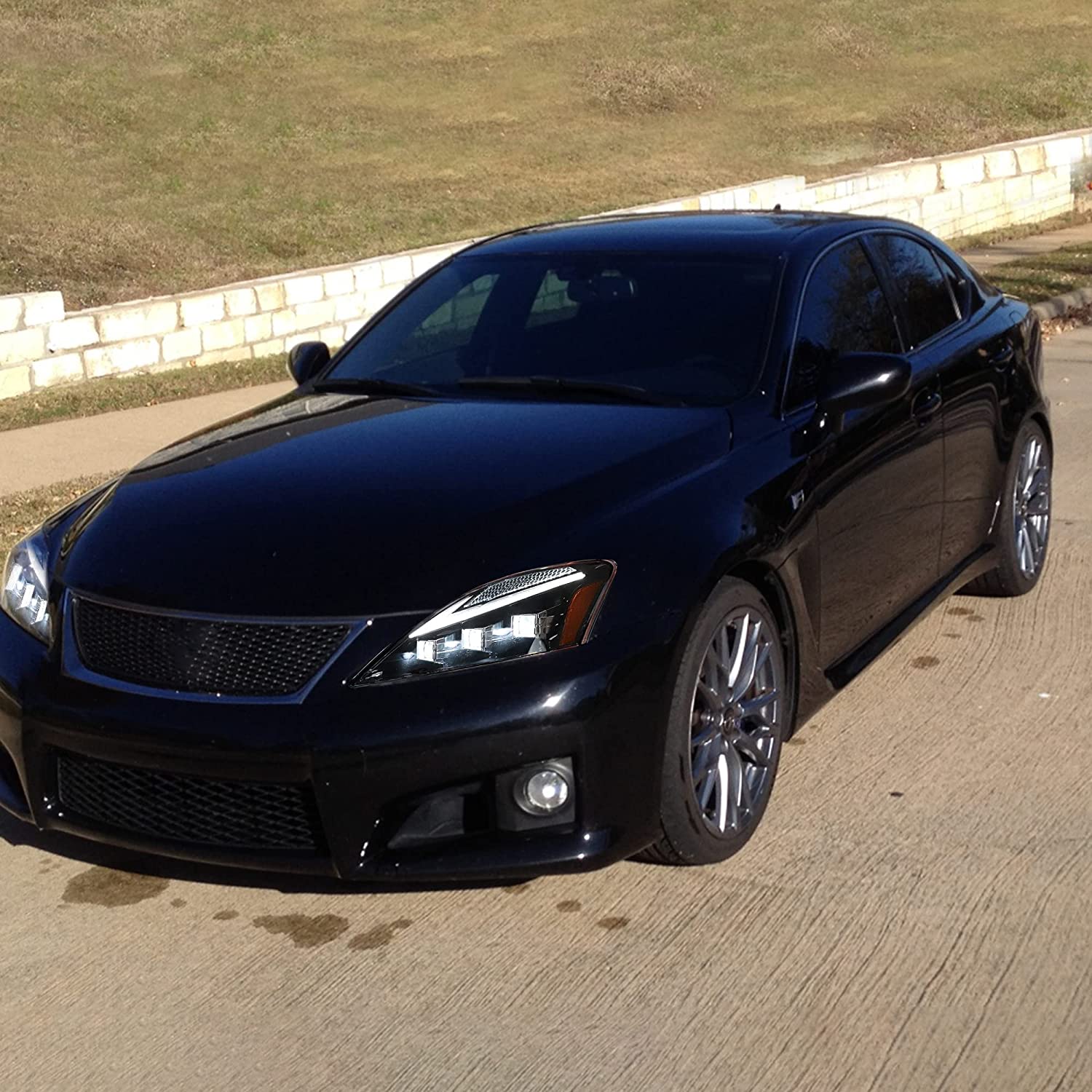 VLAND Full LED Headlights For Lexus IS250 & IS350 & ISF [XE20] 2005-2013 Sedan With Blue Breathing Animation - Image 16