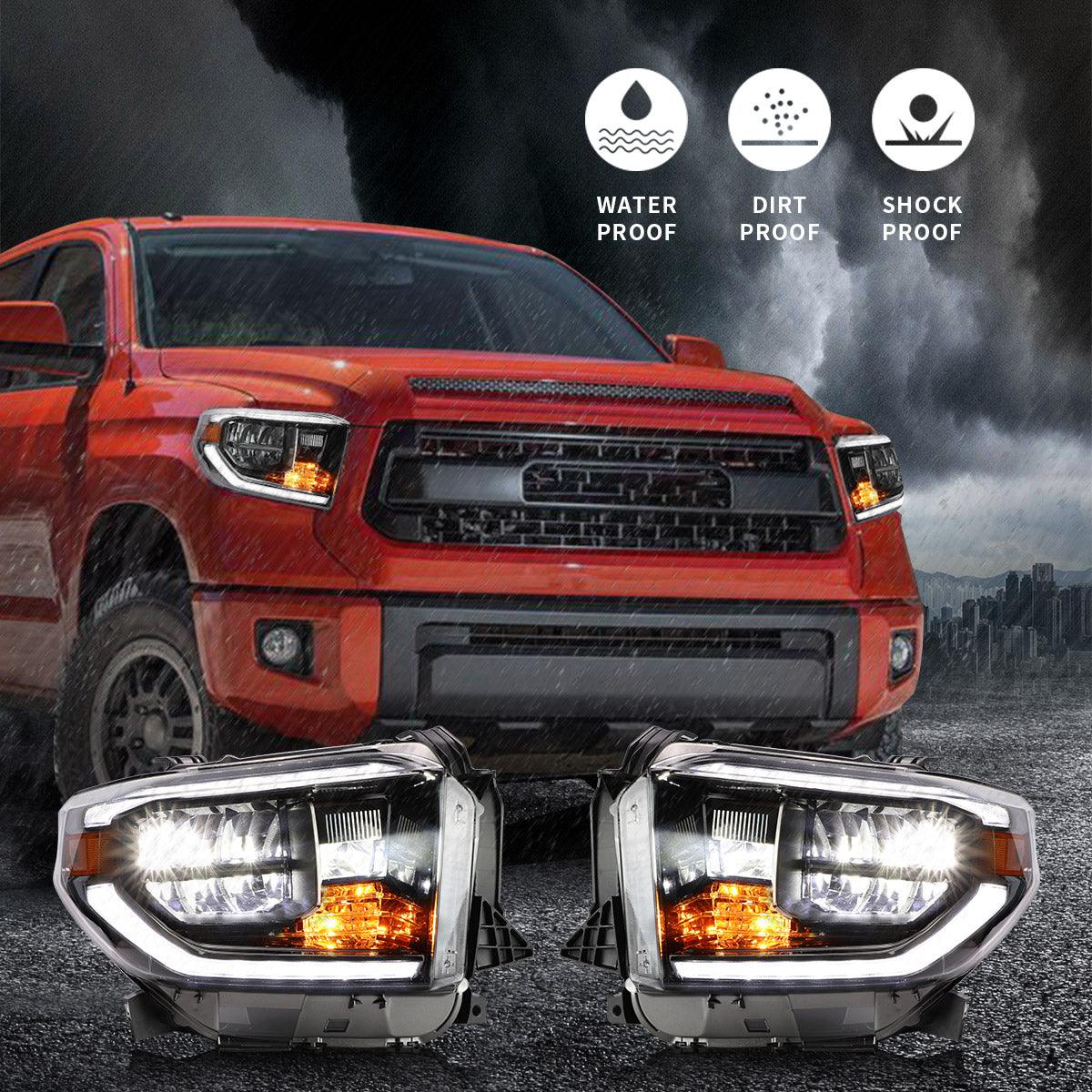 VLAND LED Headlights For Toyota Tundra 2014-2021 Refreshed Models [DOT.] - Image 11