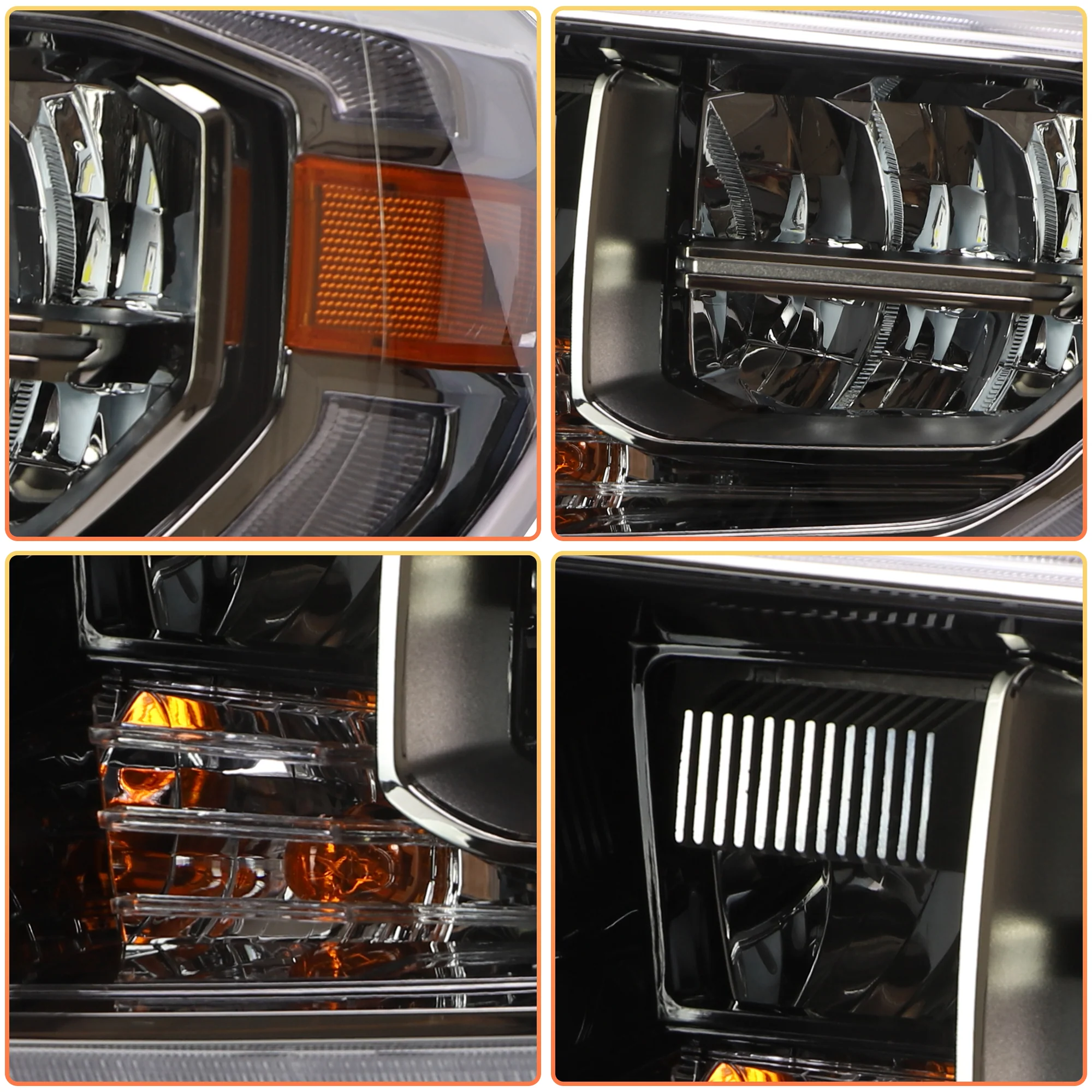 VLAND LED Headlights For Toyota Tundra 2014-2021 Refreshed Models [DOT.] - Image 12