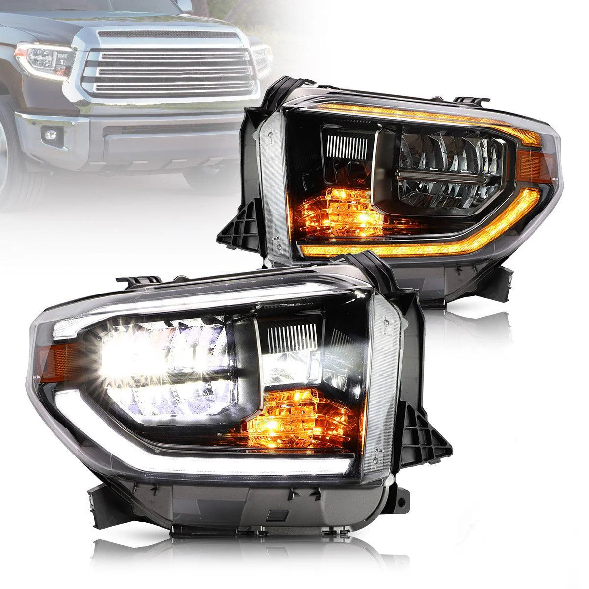 VLAND LED Headlights For Toyota Tundra 2014-2021 Refreshed Models [DOT.] - Image 21