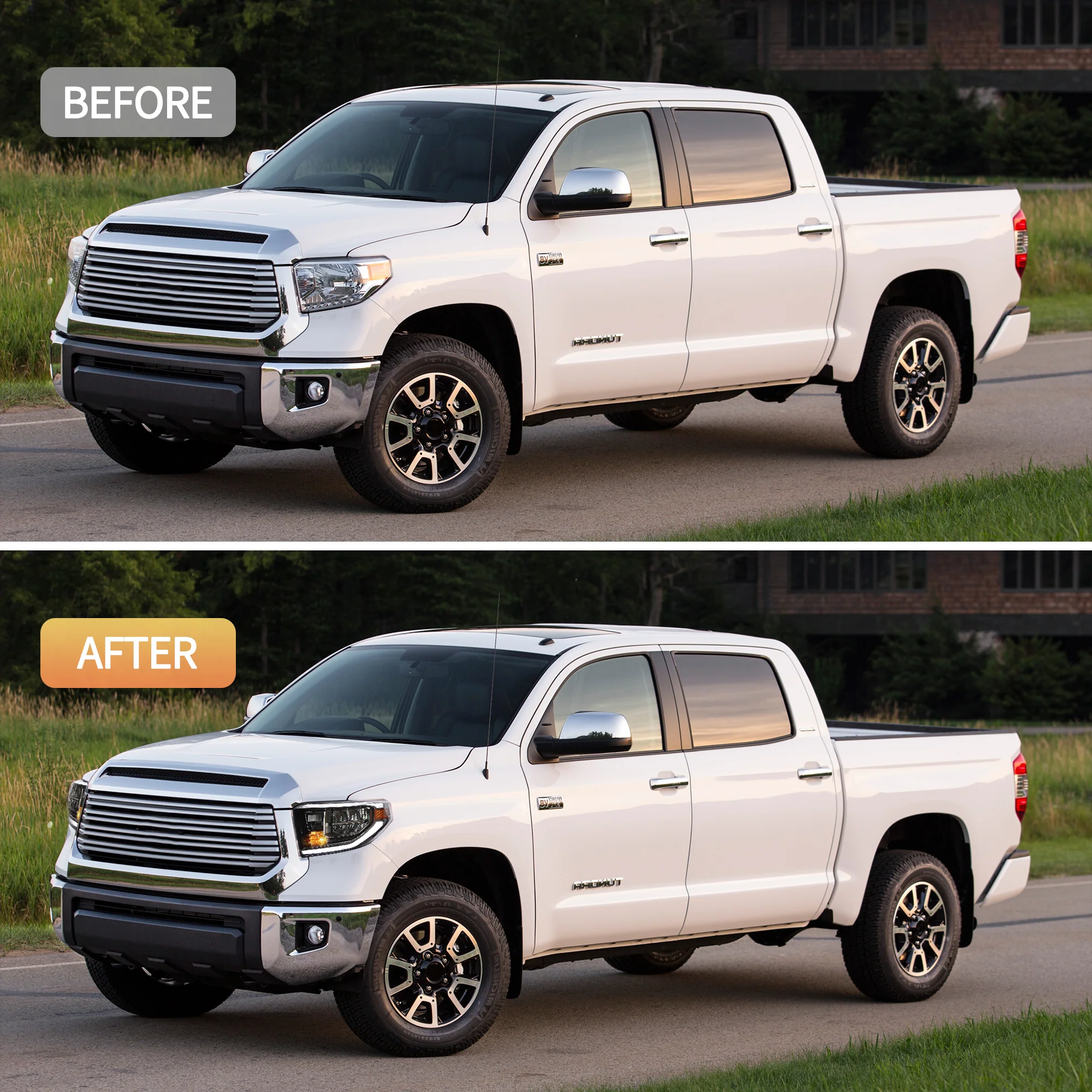 VLAND LED Headlights For Toyota Tundra 2014-2021 Refreshed Models [DOT.] - Image 9