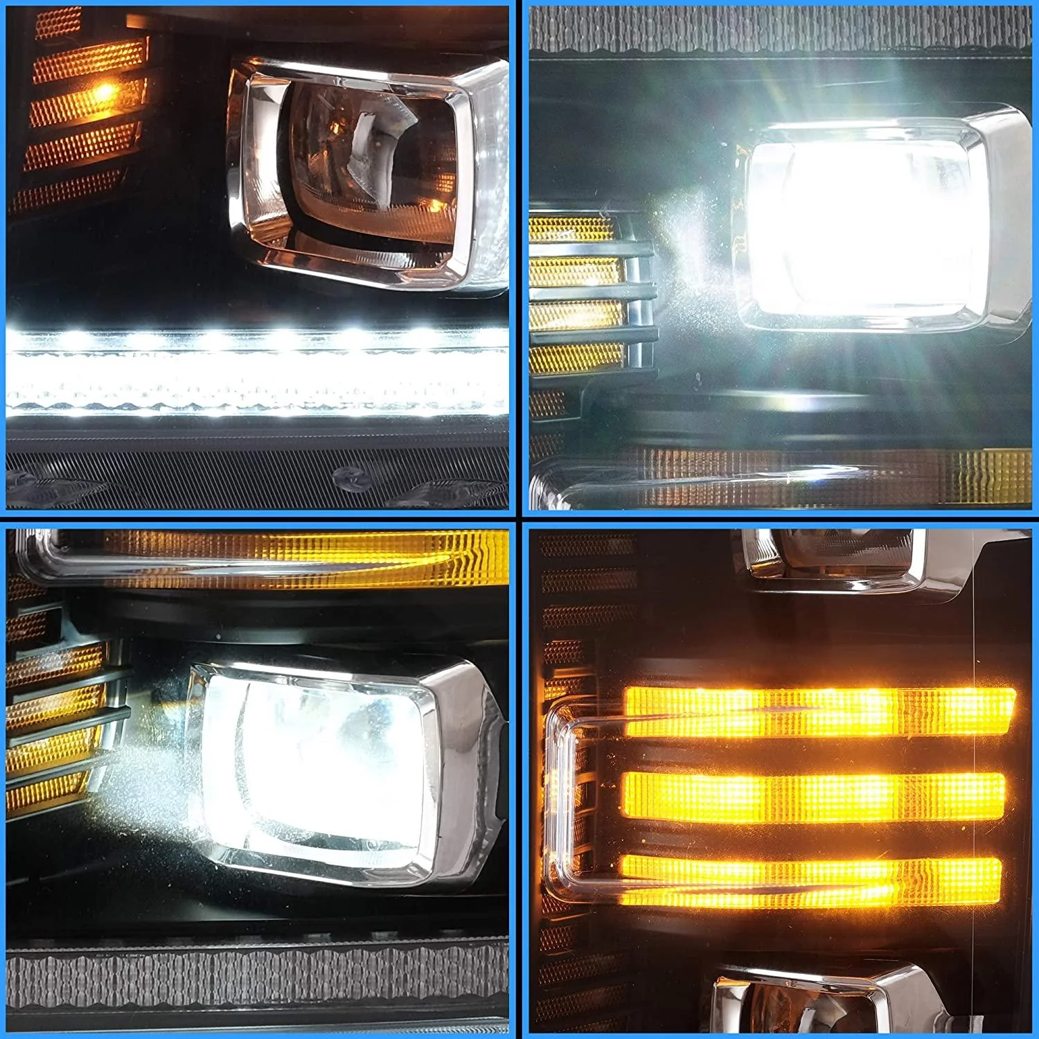 VLAND Full LED Projector Headlights For Ford F150 13th Gen Pickup 2018 2019 2020 [SAE. / DOT. / FMVSS 108] - Image 7