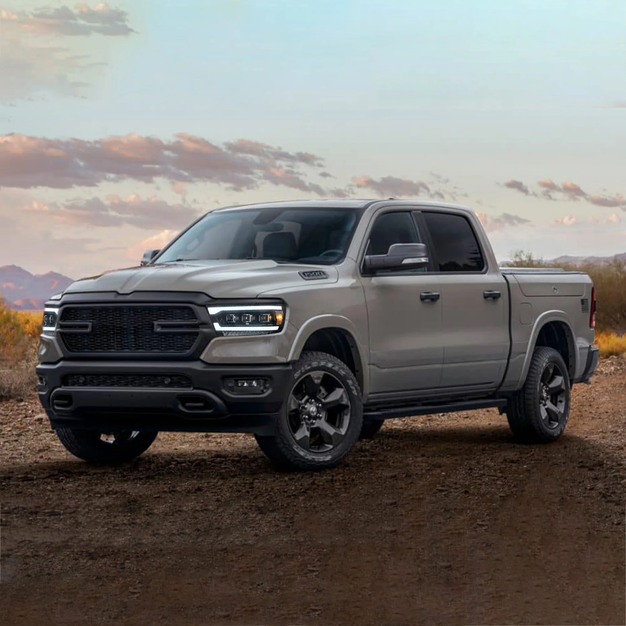 VLAND Full LED/Matrix Projector Headlights For Dodge RAM 1500 2019-UP [DOT. SAE.E-MARK] - Image 11